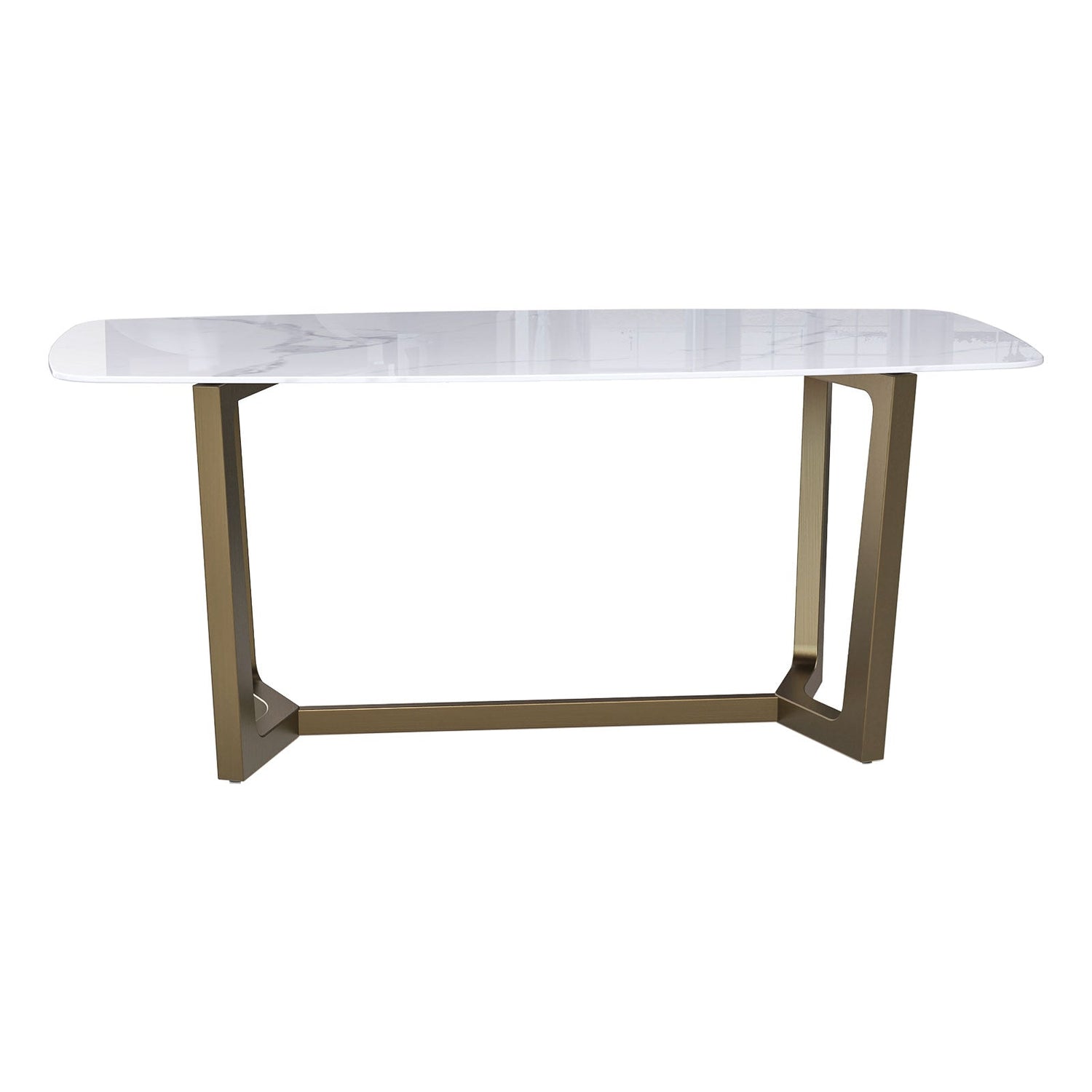 Why AUZ 70 inch bronze legs dining table fit for your luxury dining room?