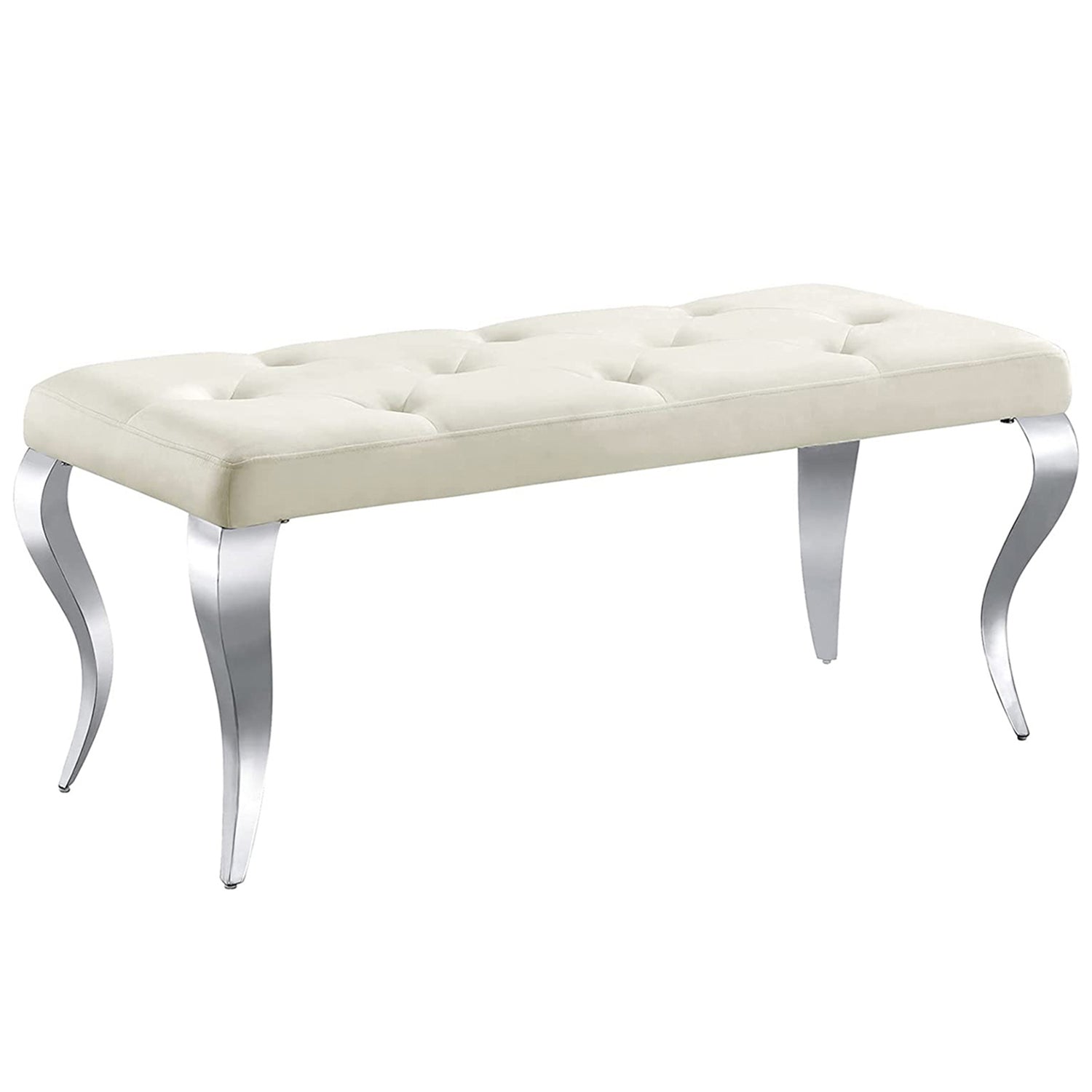 Elevate Your Home Decor with the AUZ Beige Velvet Bench