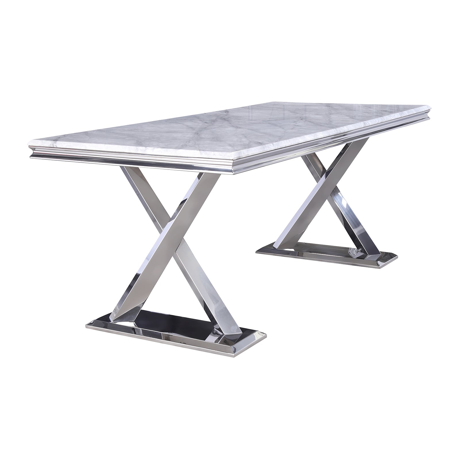 671-Set | AUZ Silver and Gray Dining room Sets for 6
