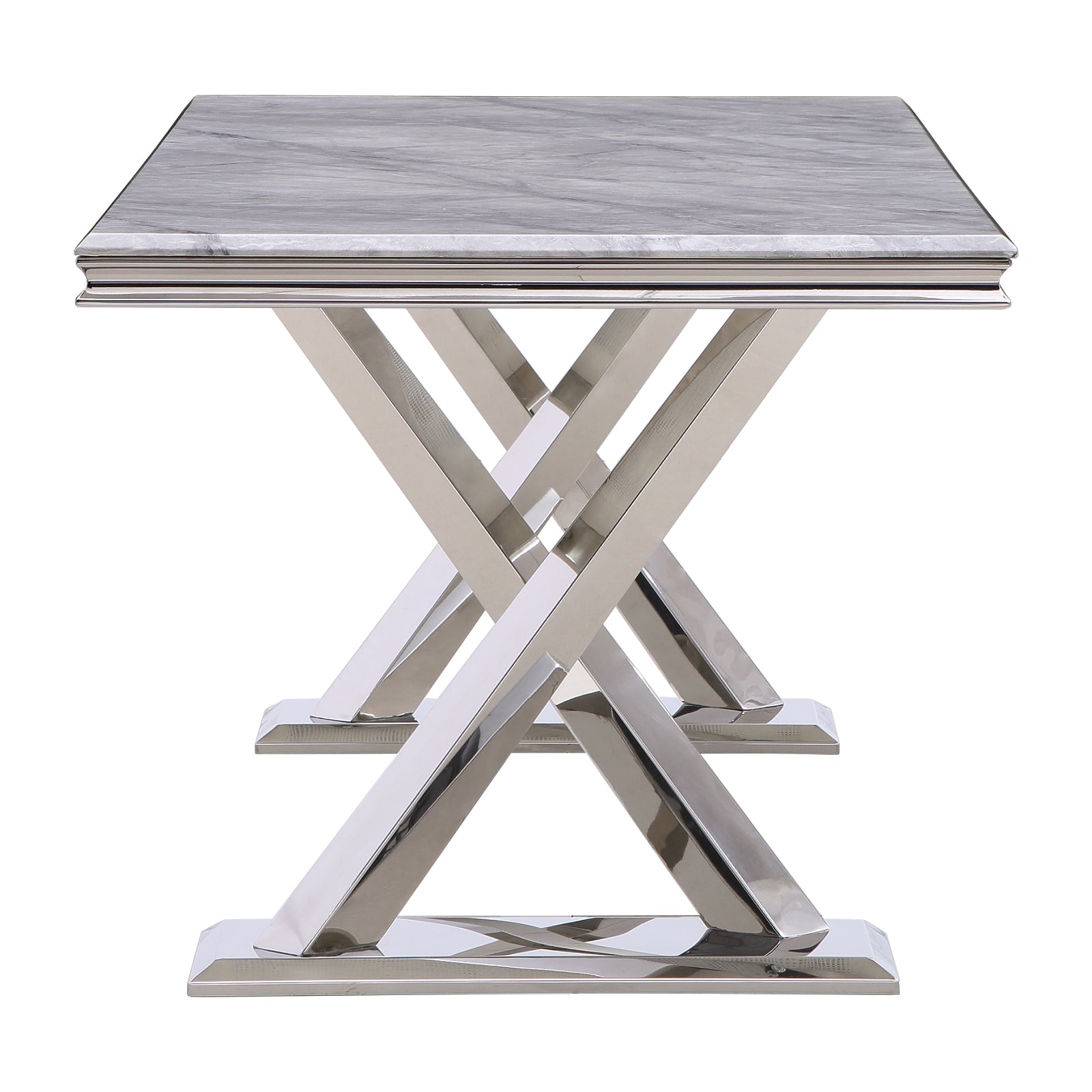 671-Set | AUZ Silver and Gray Dining room Sets for 6