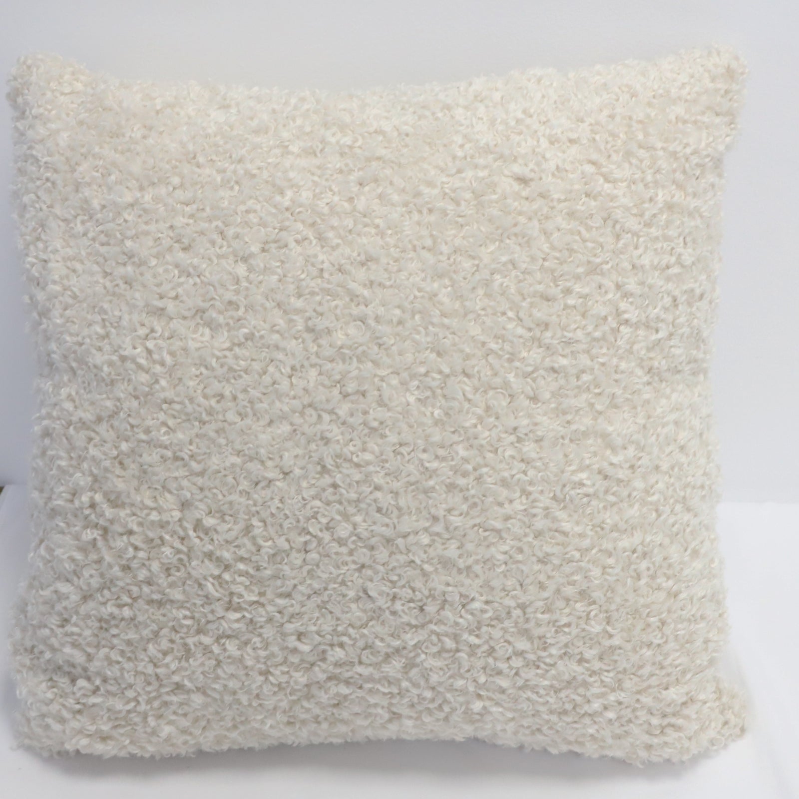 Off-White Velvet Throw Pillow Covers | 18''×18'' | P105