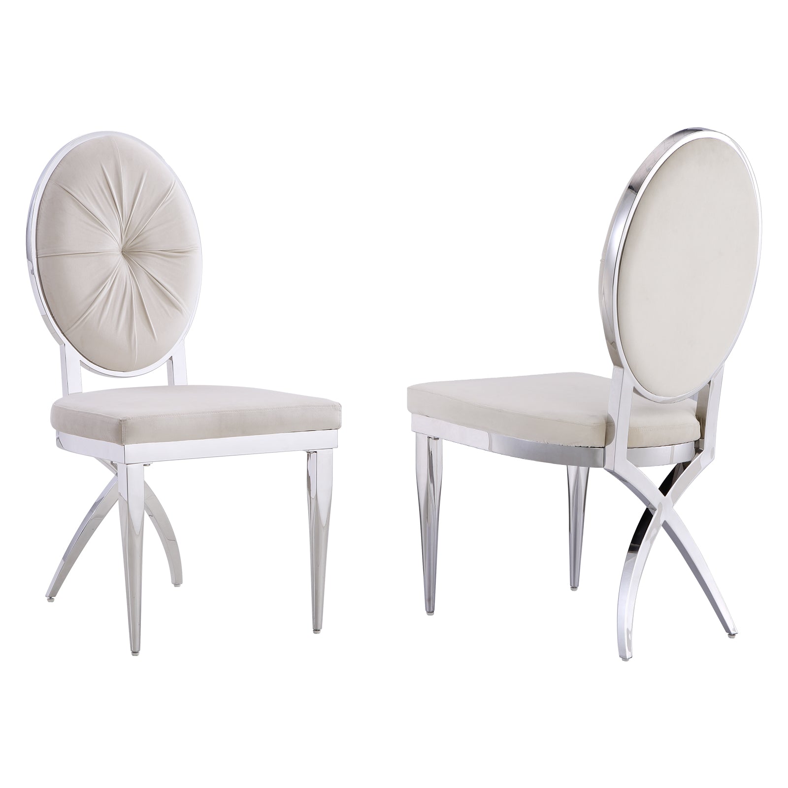 Beige King Louis dining chairs AUZ furnitures