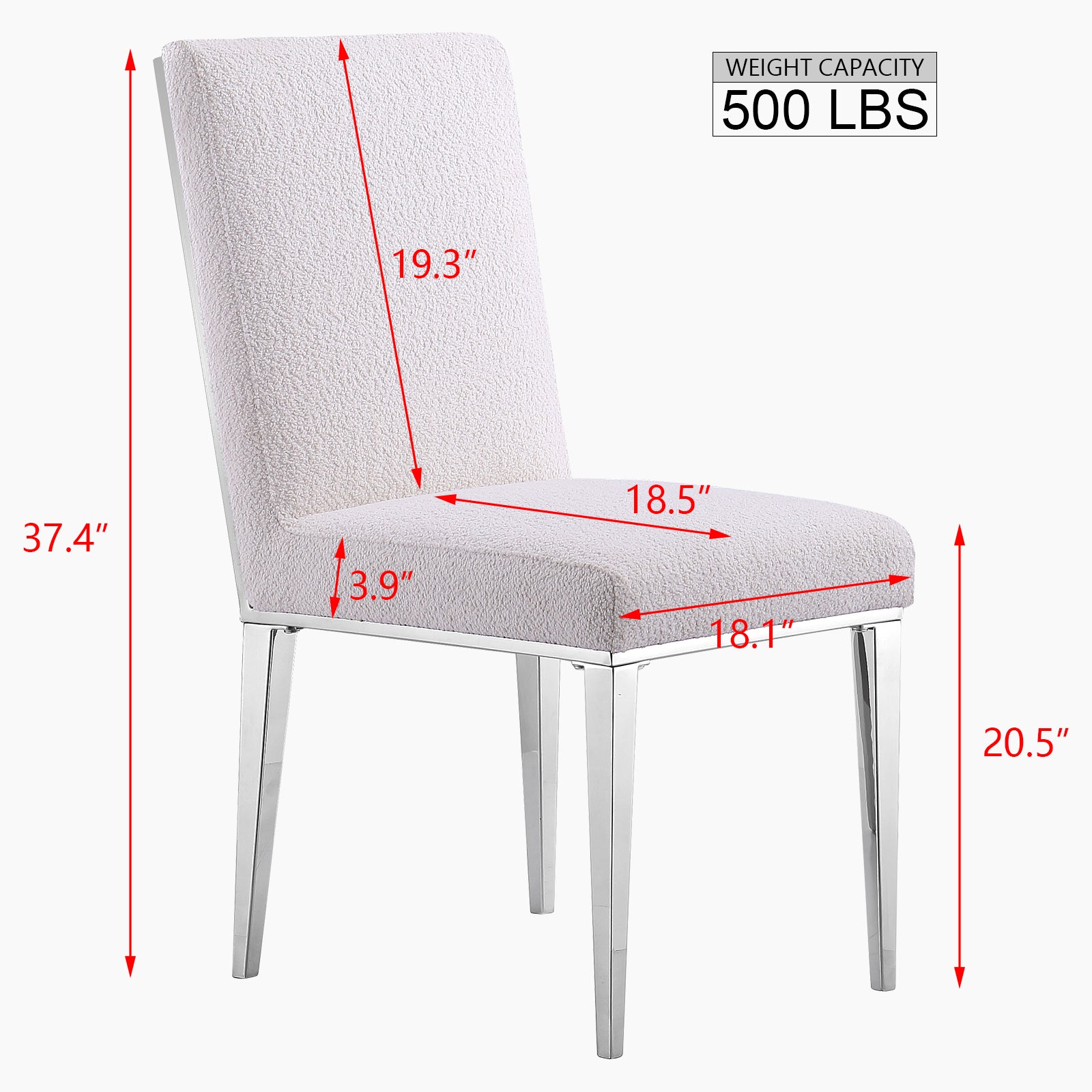 700 Set | AUZ White and Silver Dining room Sets for 6