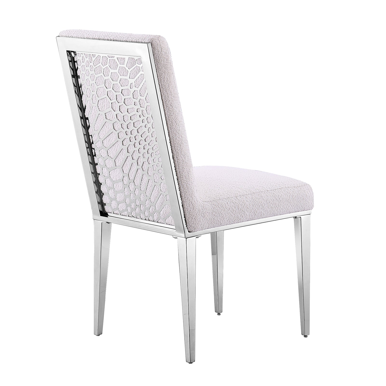 687-Set | AUZ White and Silver Dining room Sets for 6
