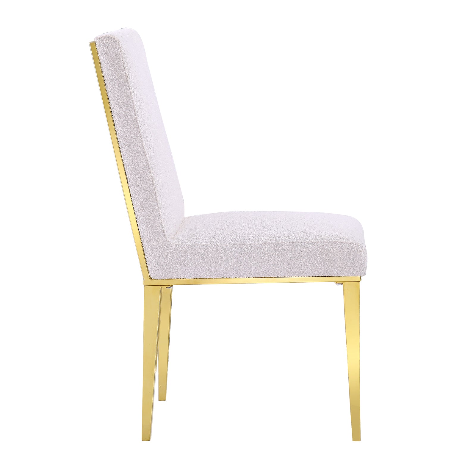 699 Set | AUZ White and gold Dining room Sets for 6