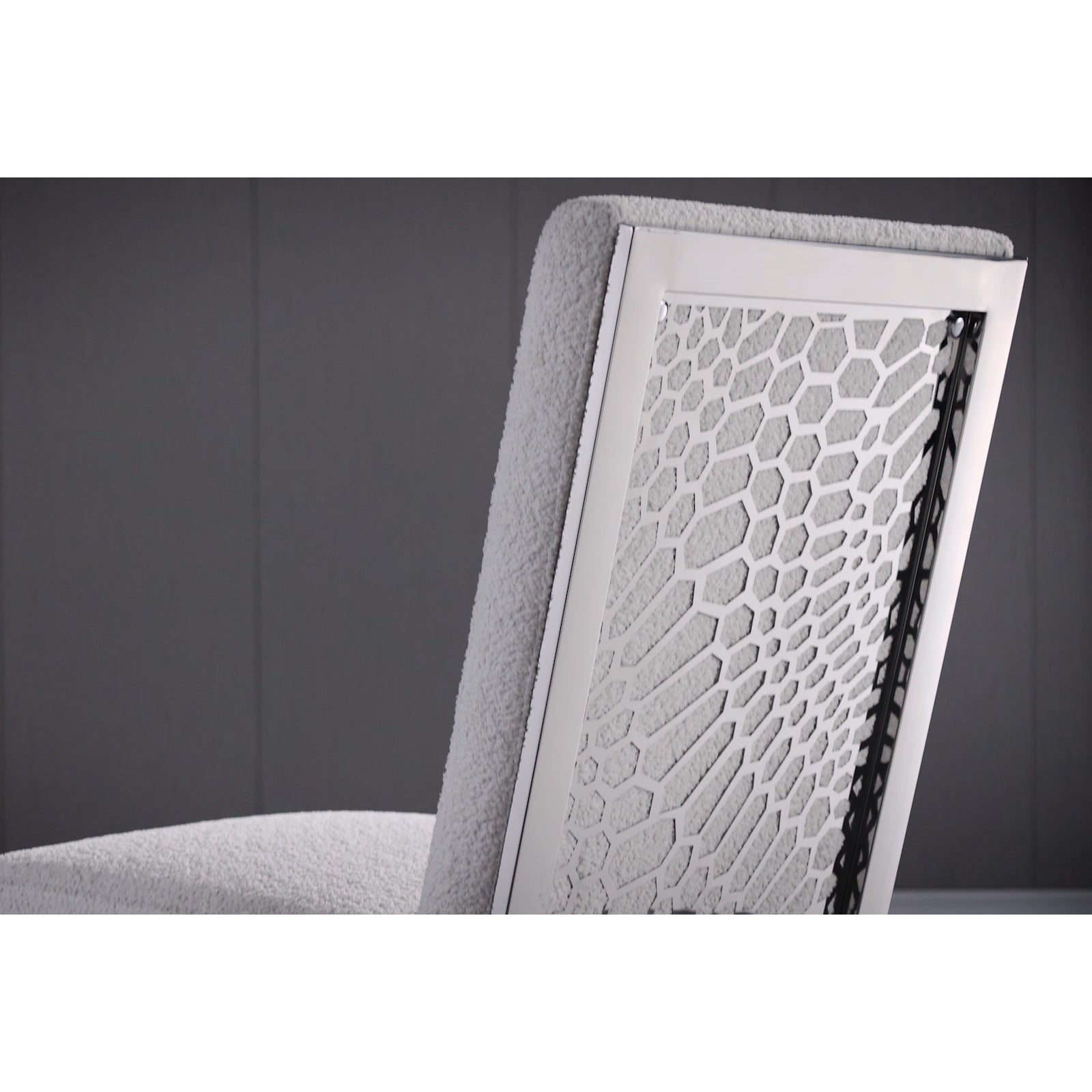 687-Set | AUZ White and Silver Dining room Sets for 6