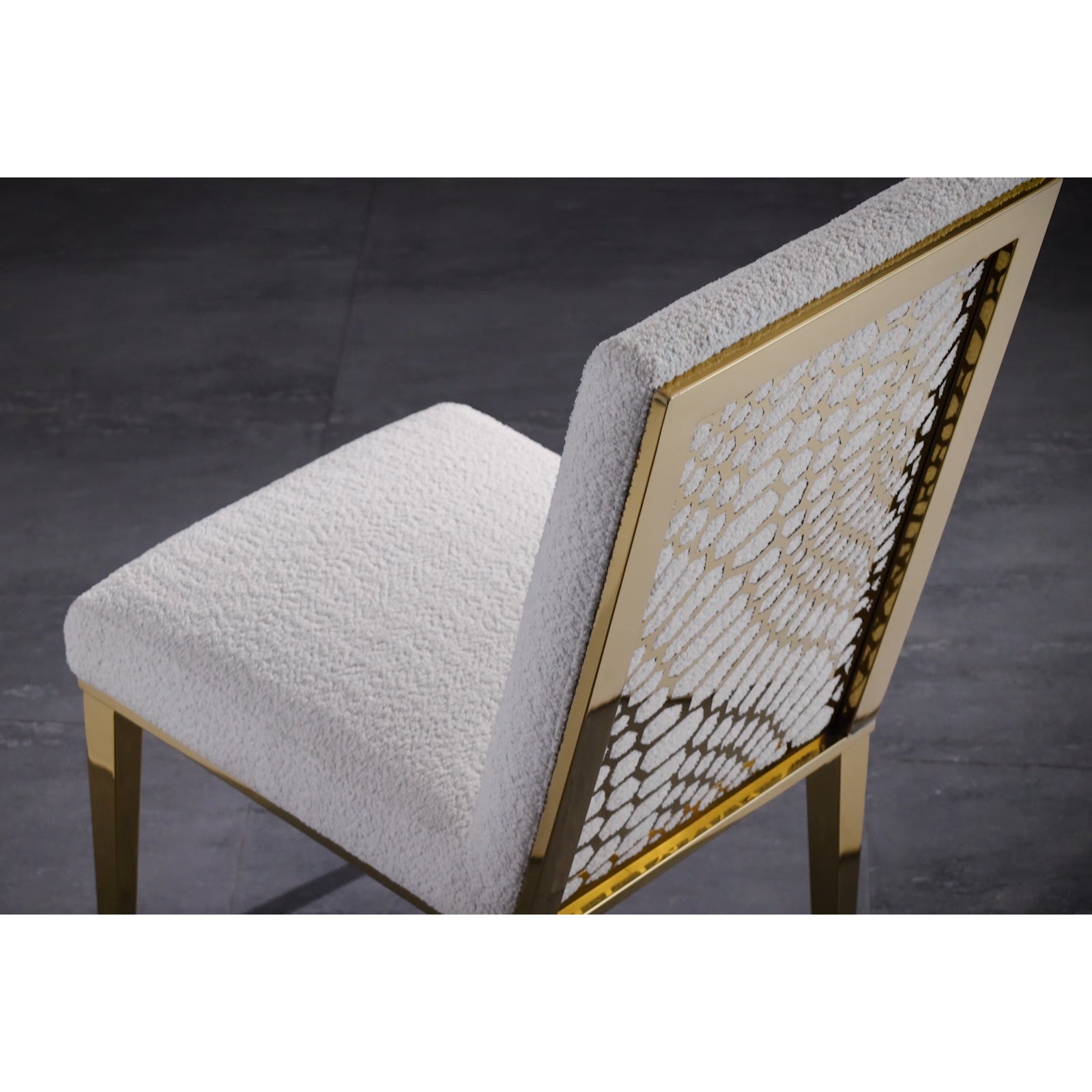 689 Set | AUZ White and Gold Dining room Sets for 6