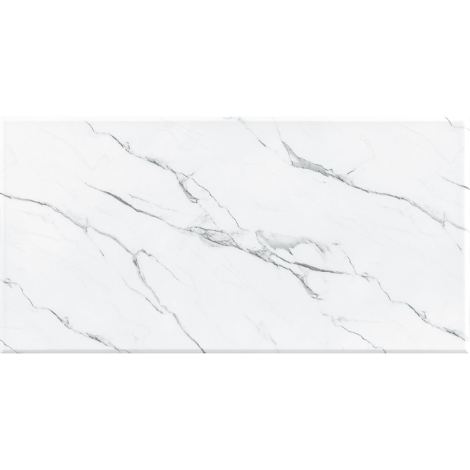 White Coffee Table With Gold Metal Four Geometric legs | F323