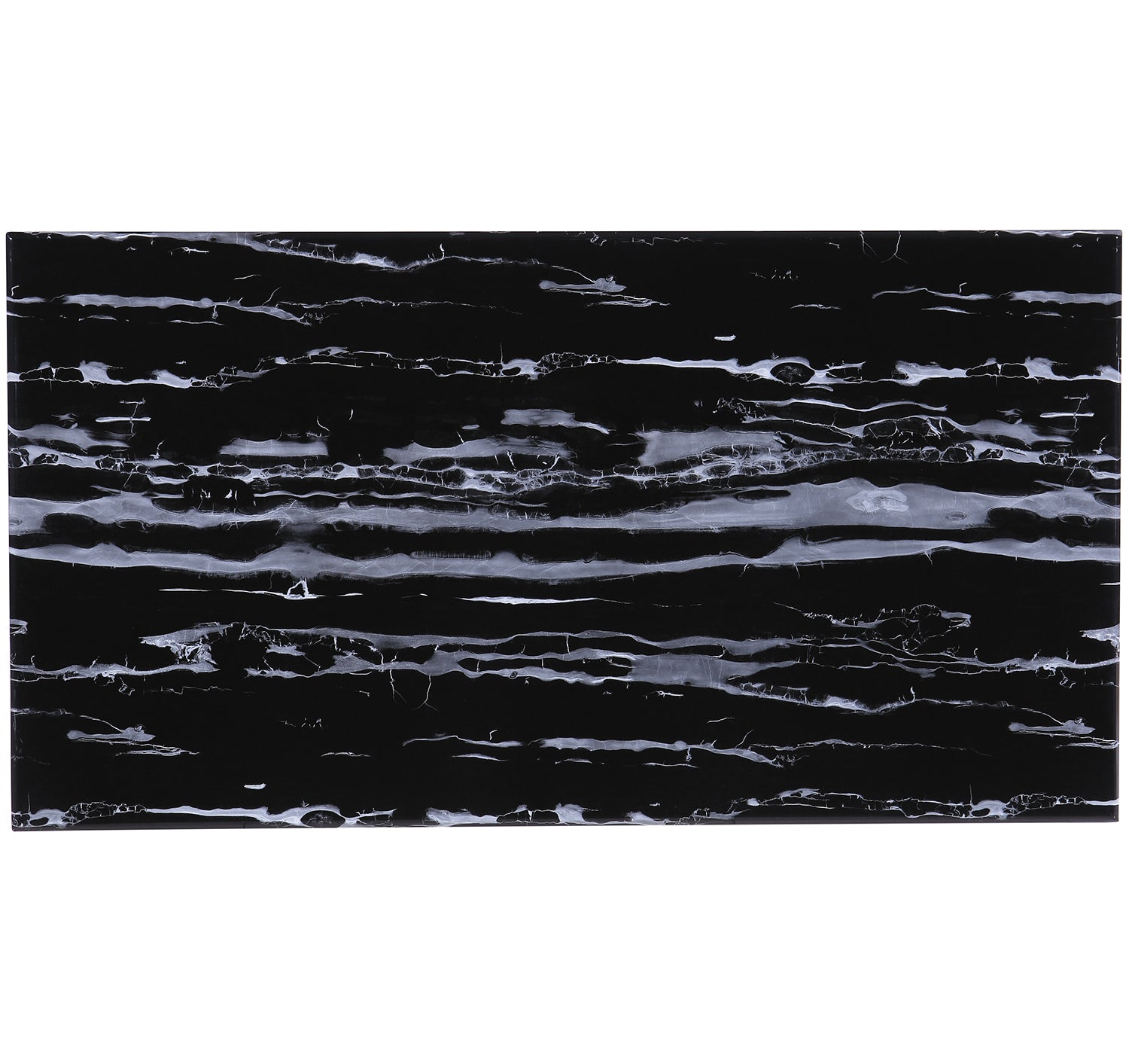 Black Gold Living room table Set | Four Geometric legs | L208