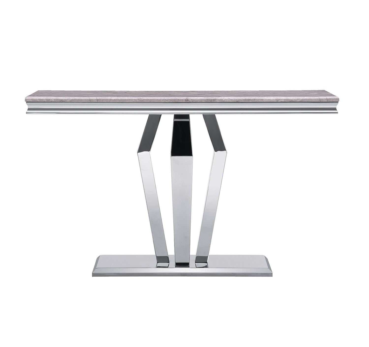 Silver Gray Living room table Set | Four Geometric legs | L207