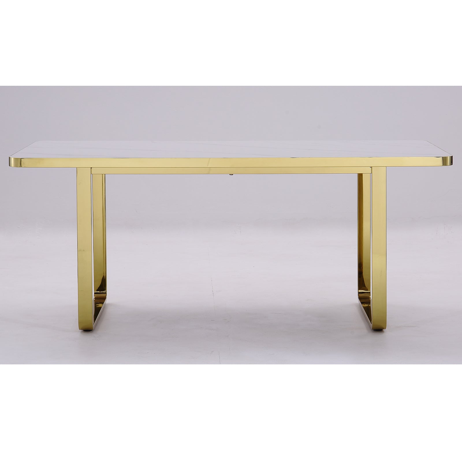 699 Set | AUZ White and gold Dining room Sets for 6