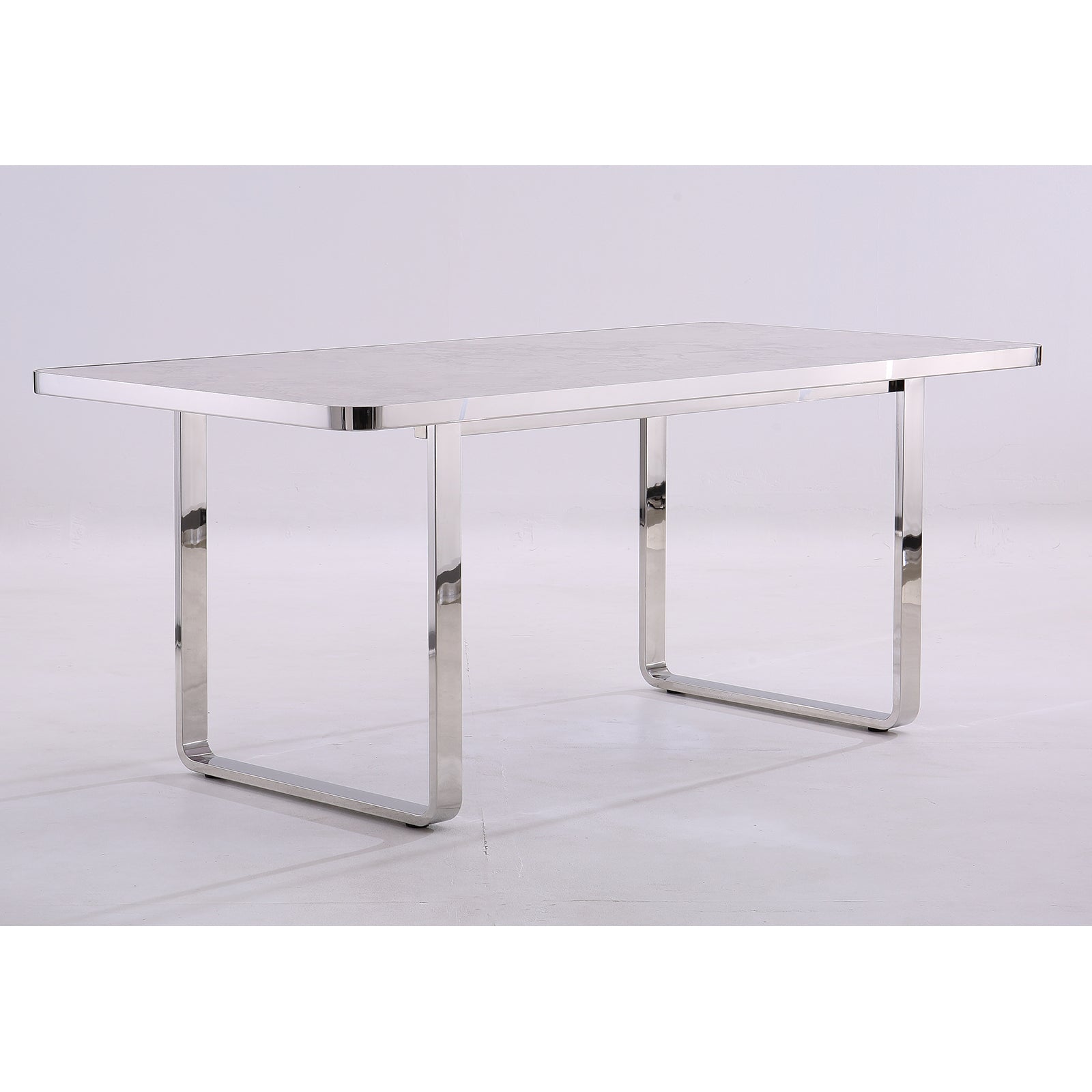 701 Set | AUZ White and Silver Dining room Sets for 6