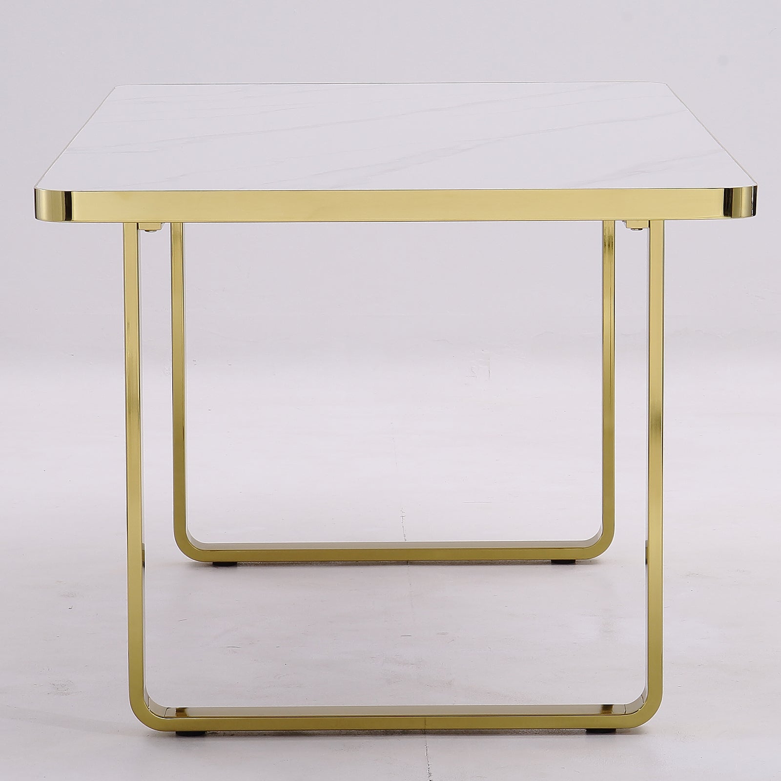 699 Set | AUZ White and gold Dining room Sets for 6