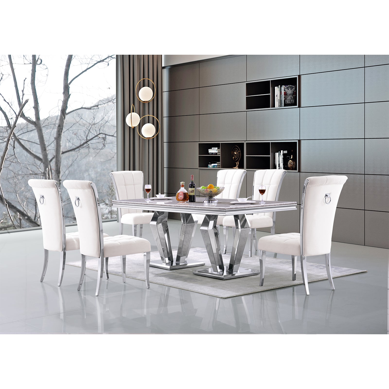 Wholesale White Velvet Dining Chairs