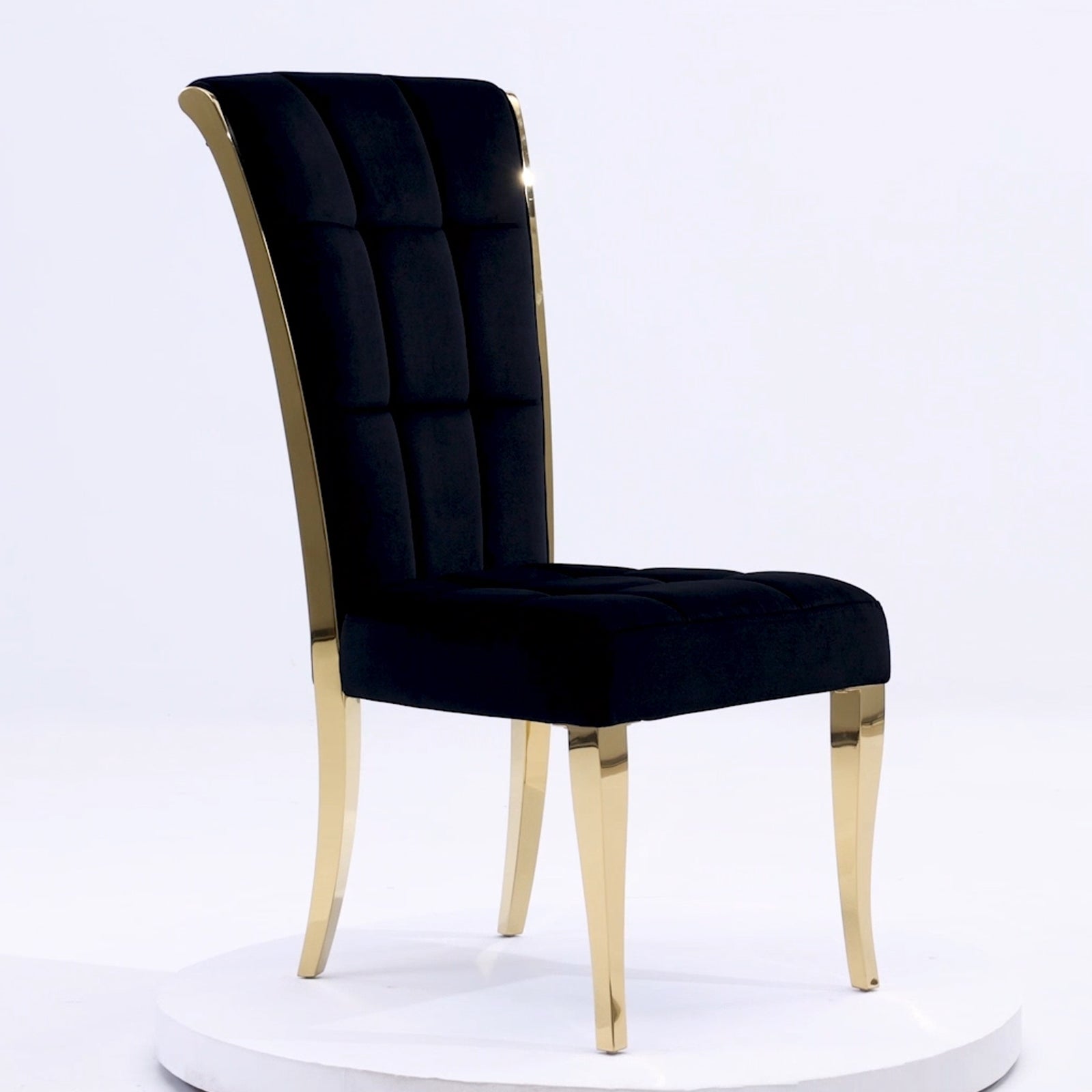 647-Set | AUZ Black and Gold Dining room Sets for 6