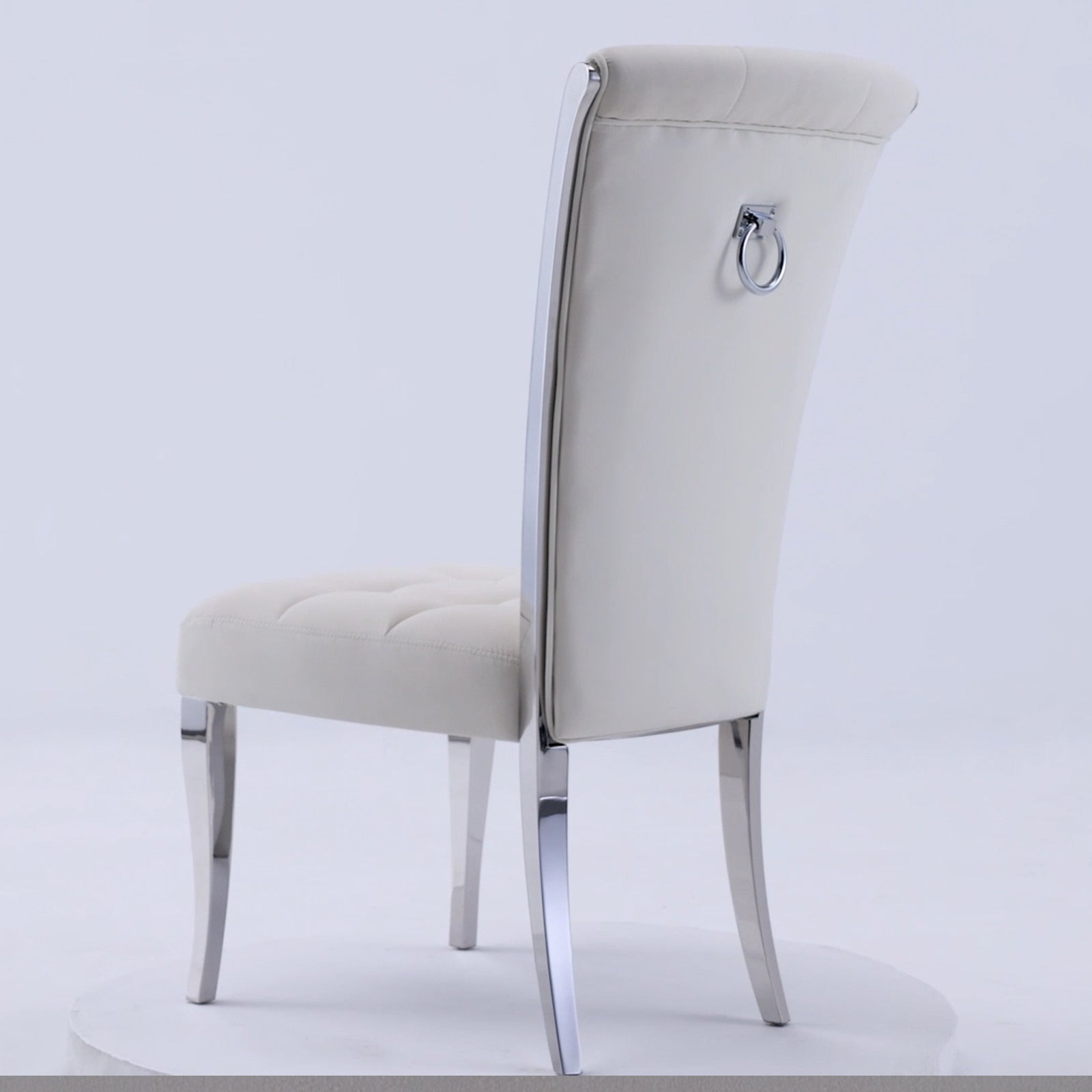 646-Set | AUZ White and Silver Dining room Sets for 6