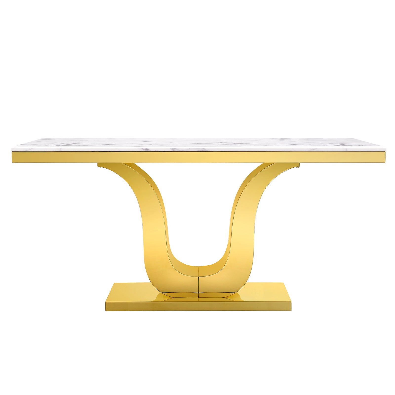 682-Set | AUZ White and Gold Dining room Sets for 6