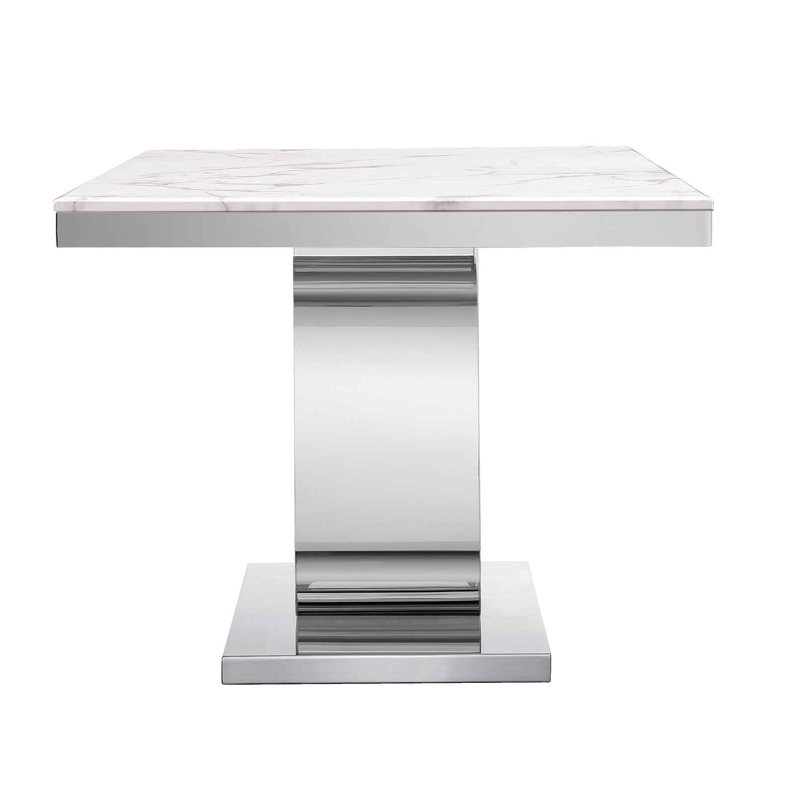 683-Set | AUZ White and Silver Dining room Sets for 6