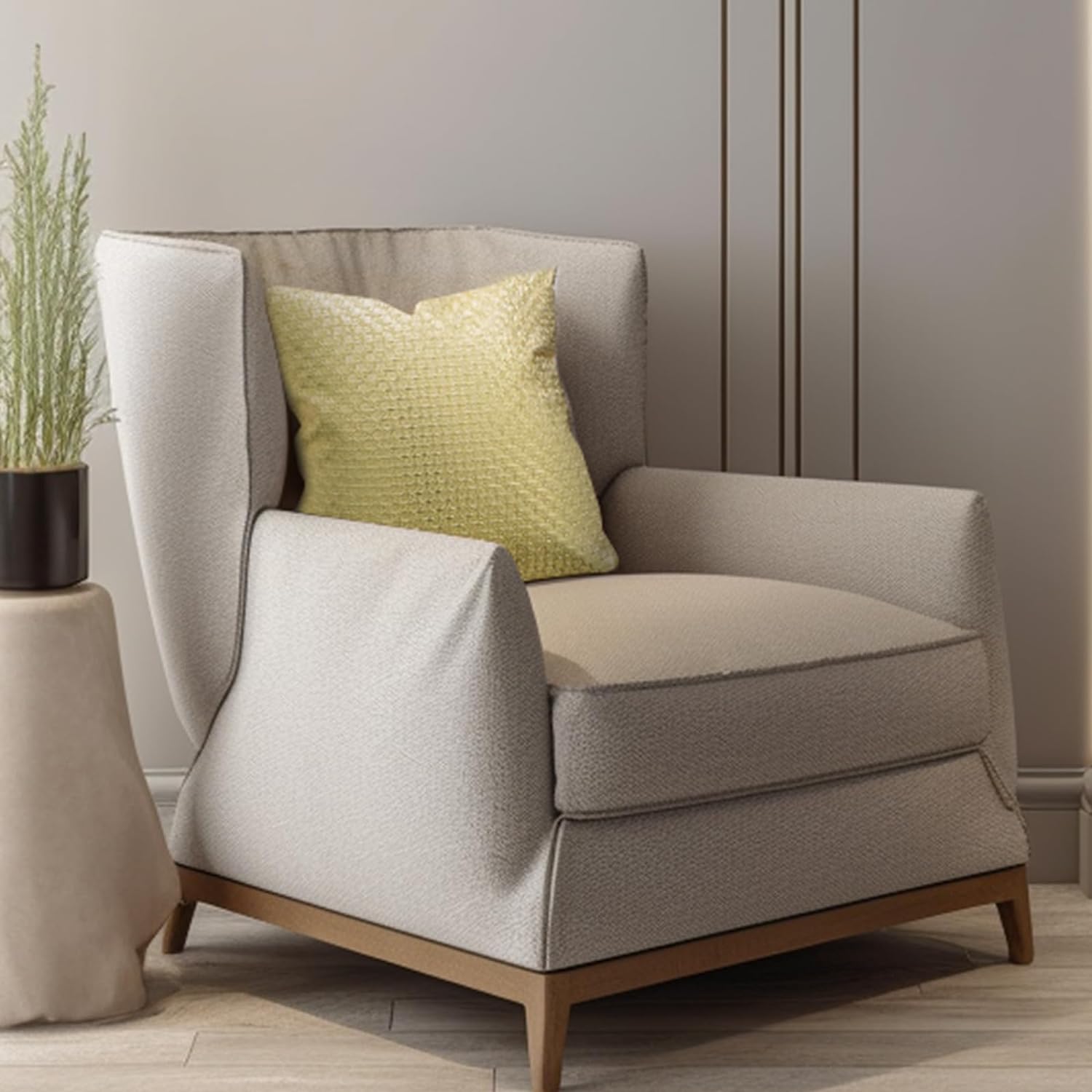 Gold Star pattern leather pillow case | 18''×18'' | P101