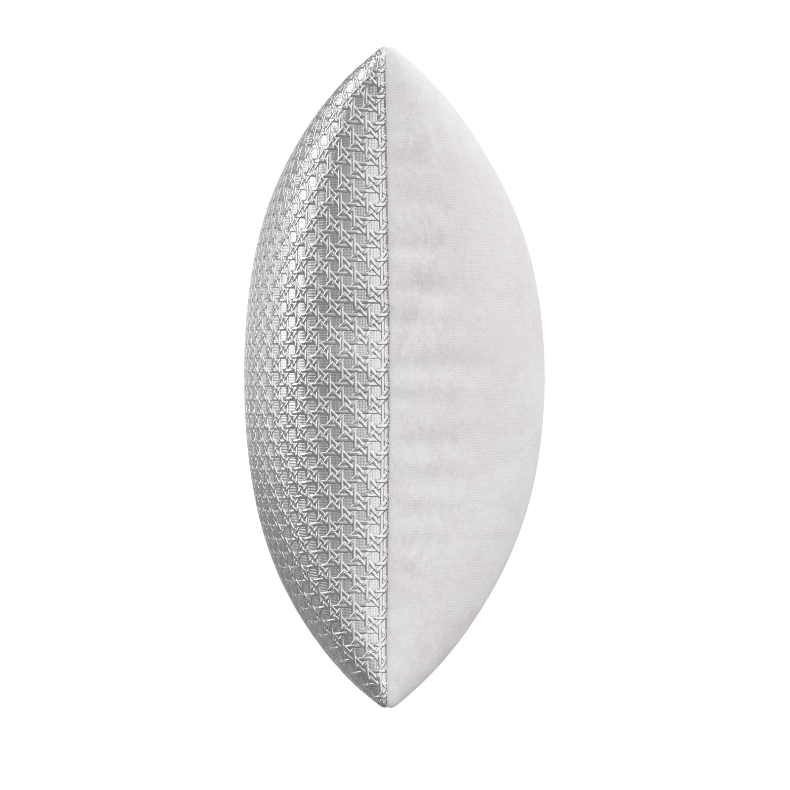 Silver Star pattern leather pillow case | 18''×18'' | P100