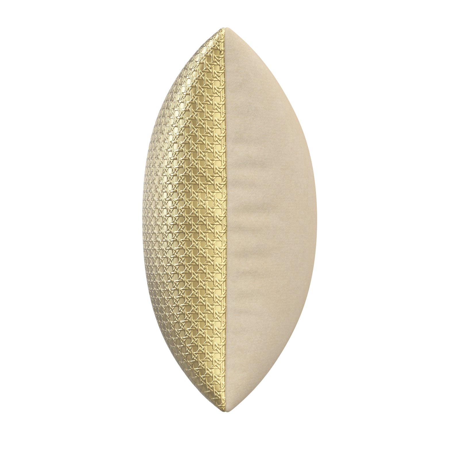 Gold Star pattern leather pillow case | 18''×18'' | P101