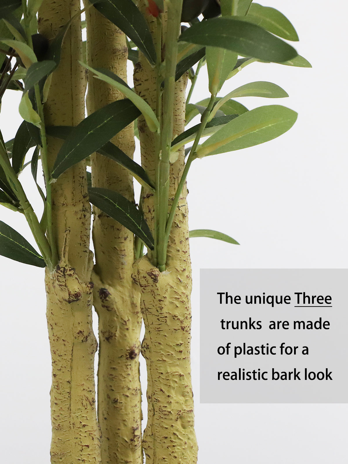 Artificial Olive Tree set of 2 | 5ft | Gold metal pot | A102