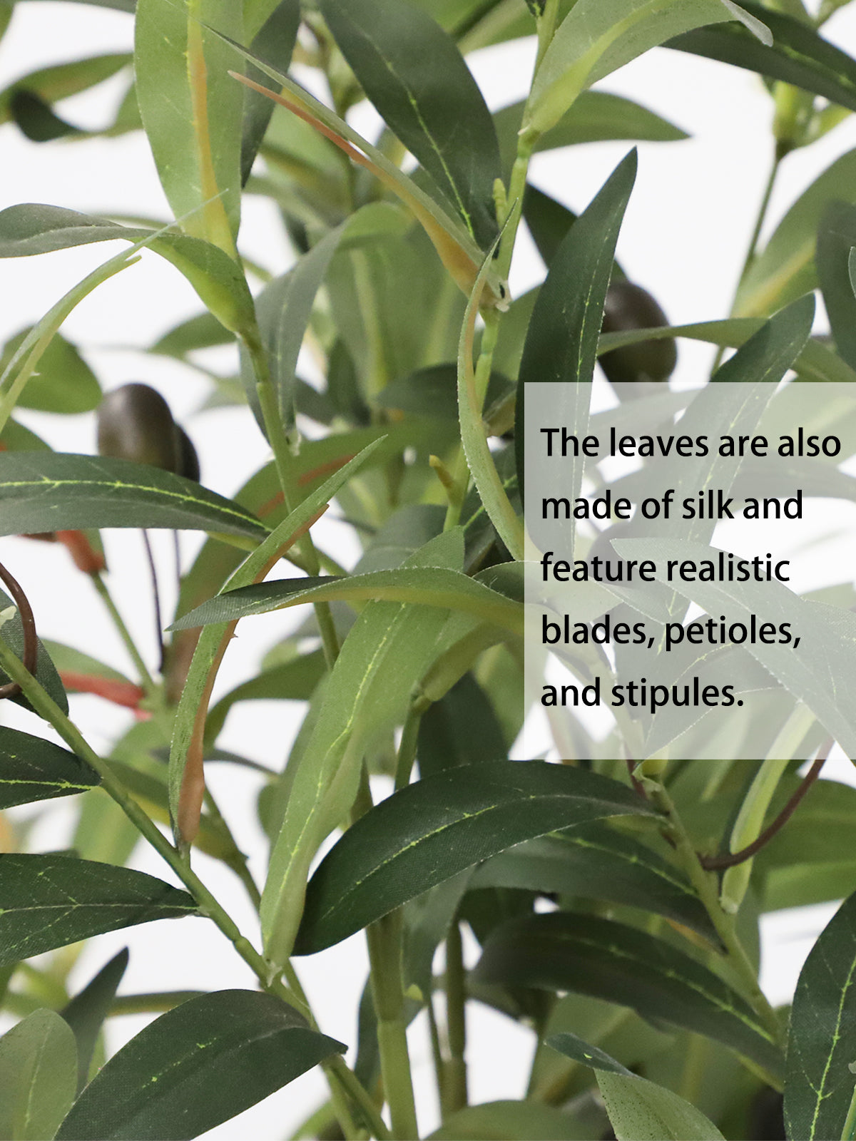 Artificial Olive Tree set of 2 | 5ft | Gold metal pot | A102