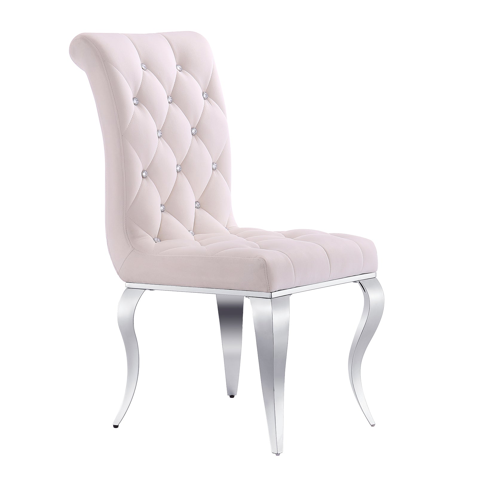 Wholesale White silver Velvet Dining Chairs