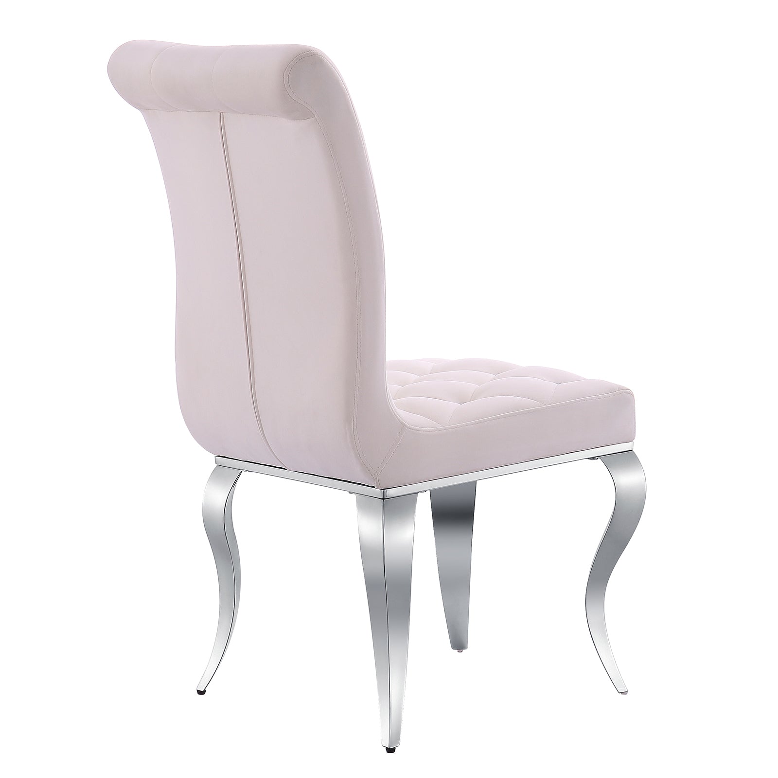 Wholesale White silver Velvet Dining Chairs