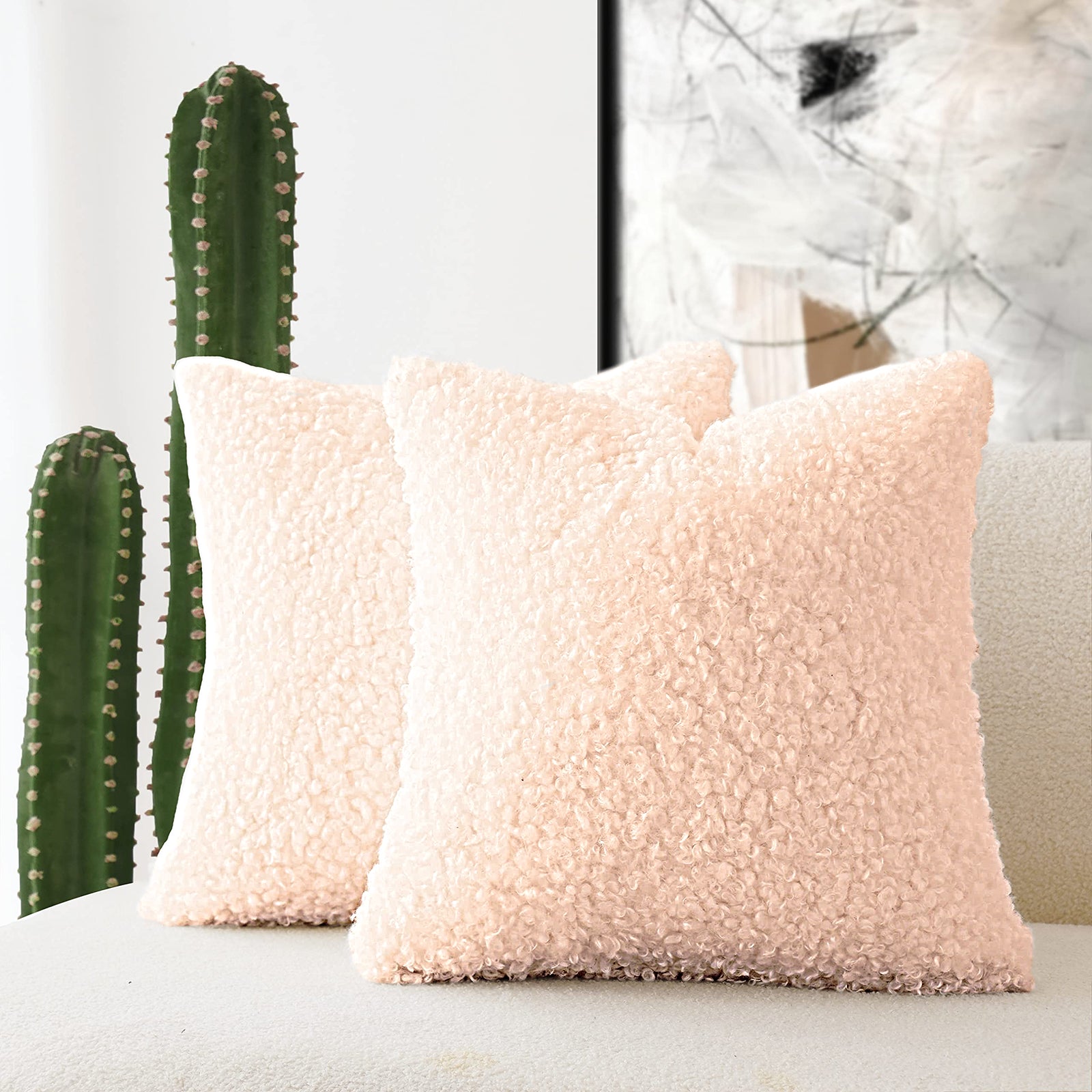 Pink Velvet Throw Pillow Covers | 18''×18'' | P106