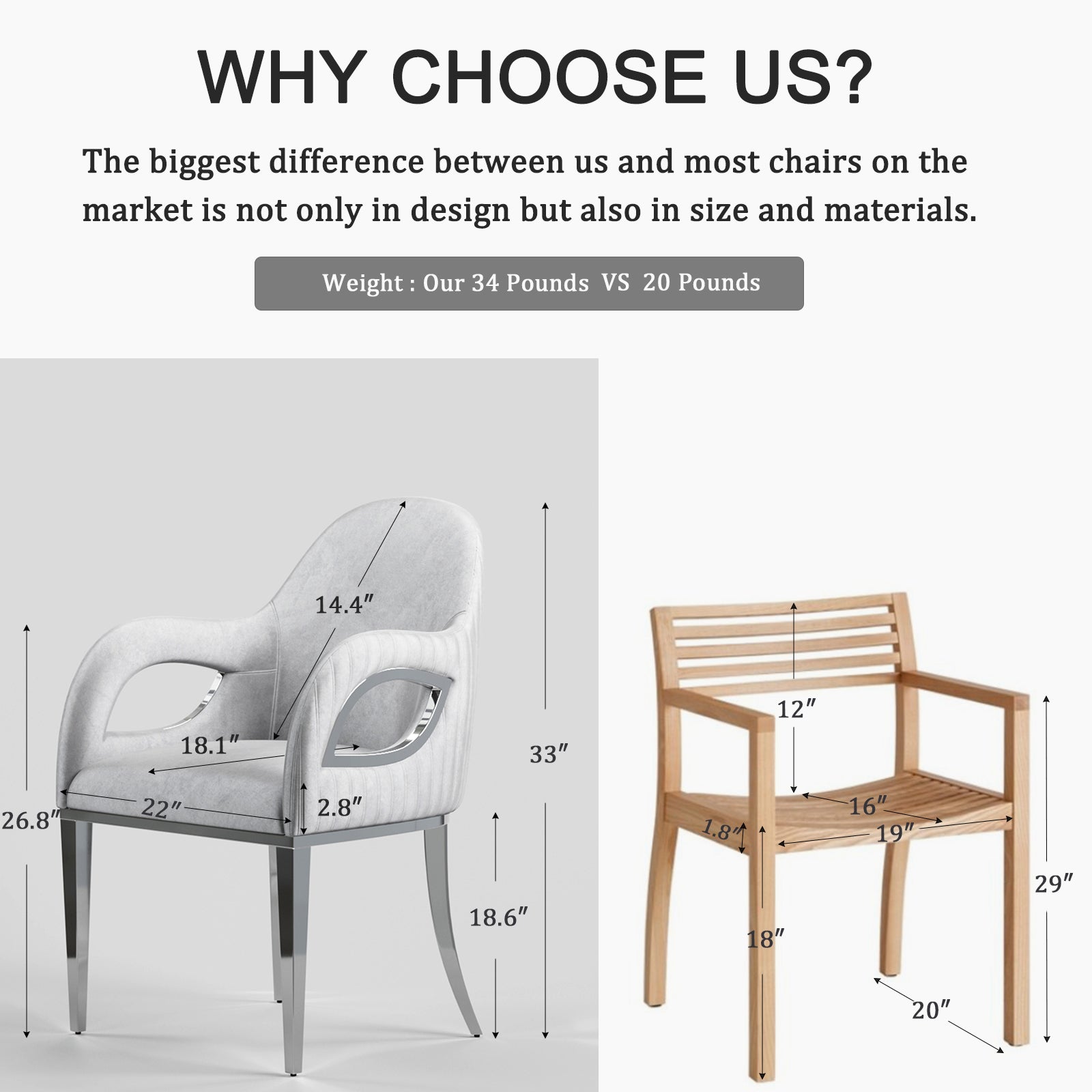 Silver Velvet Chairs | Fox-Eye Armrest | Metal legs | C100