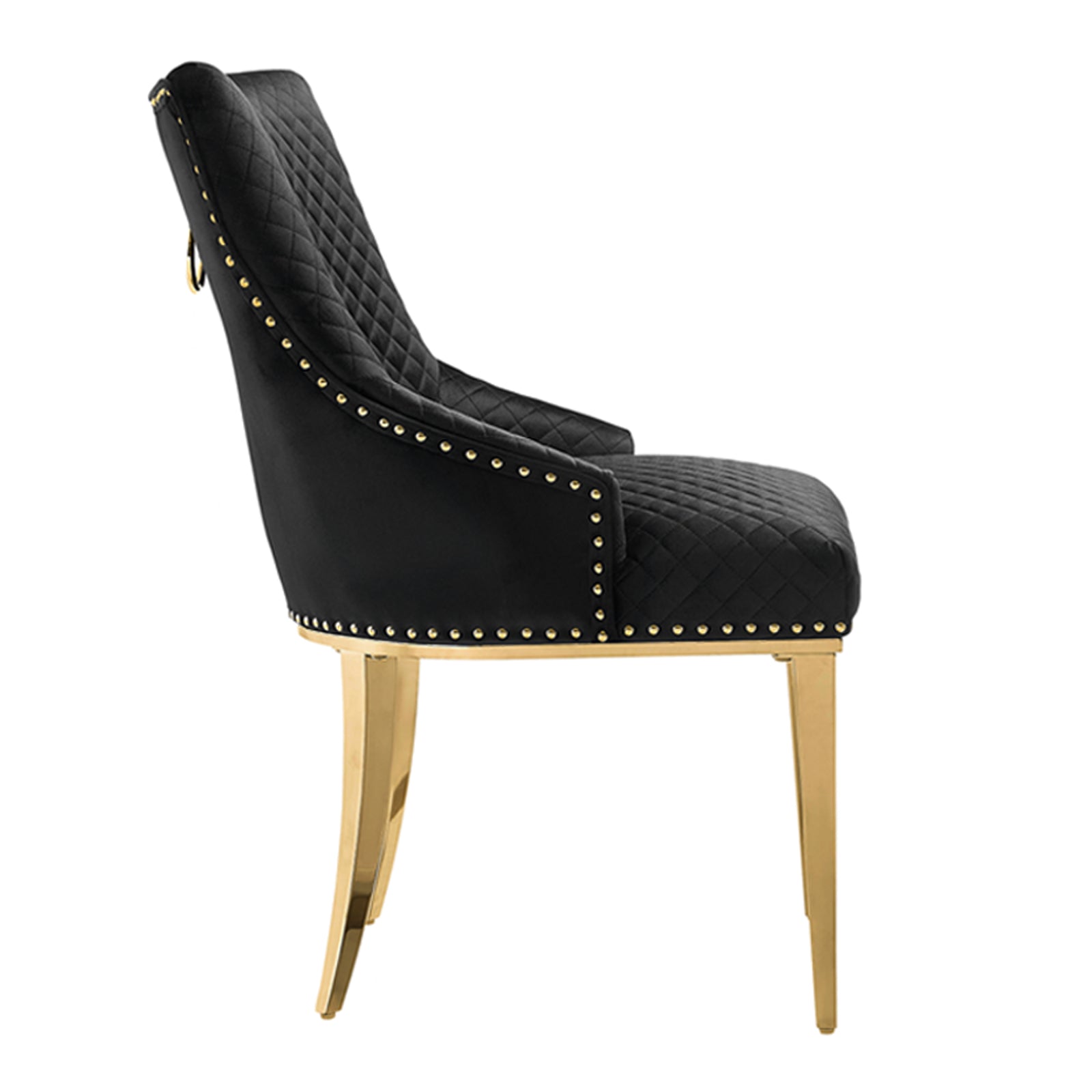 672-Set | AUZ Black and Gold Dining room Sets for 6