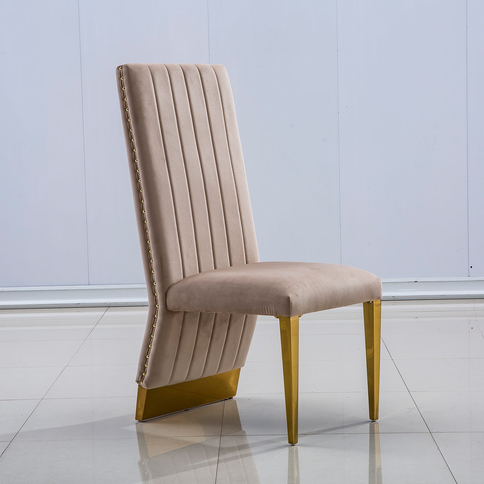 696 Set | AUZ White and gold Dining room Sets for 6