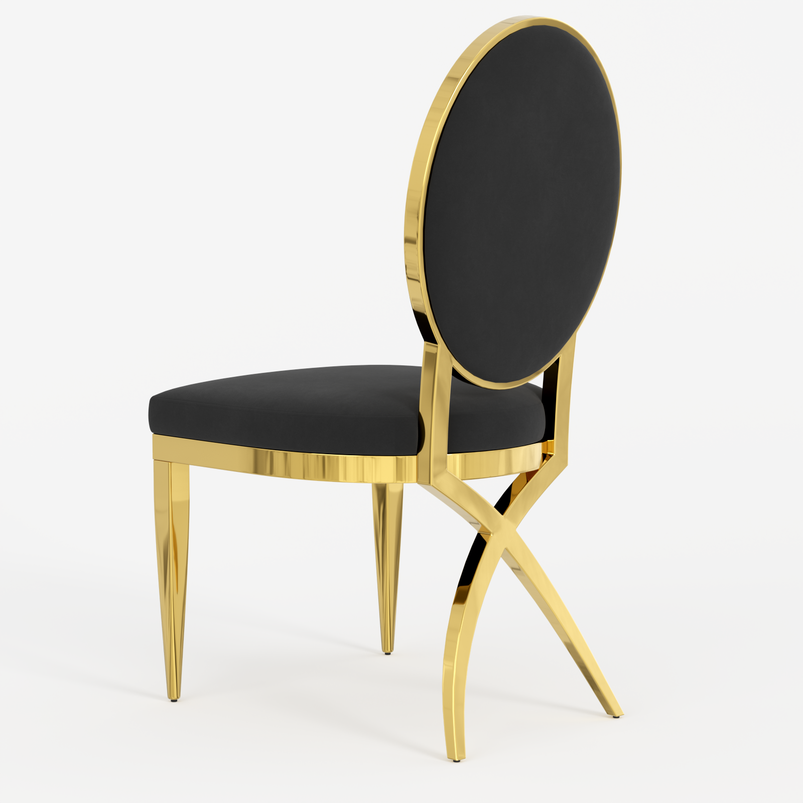 629-Set | AUZ Black and Gold Dining room Sets for 6