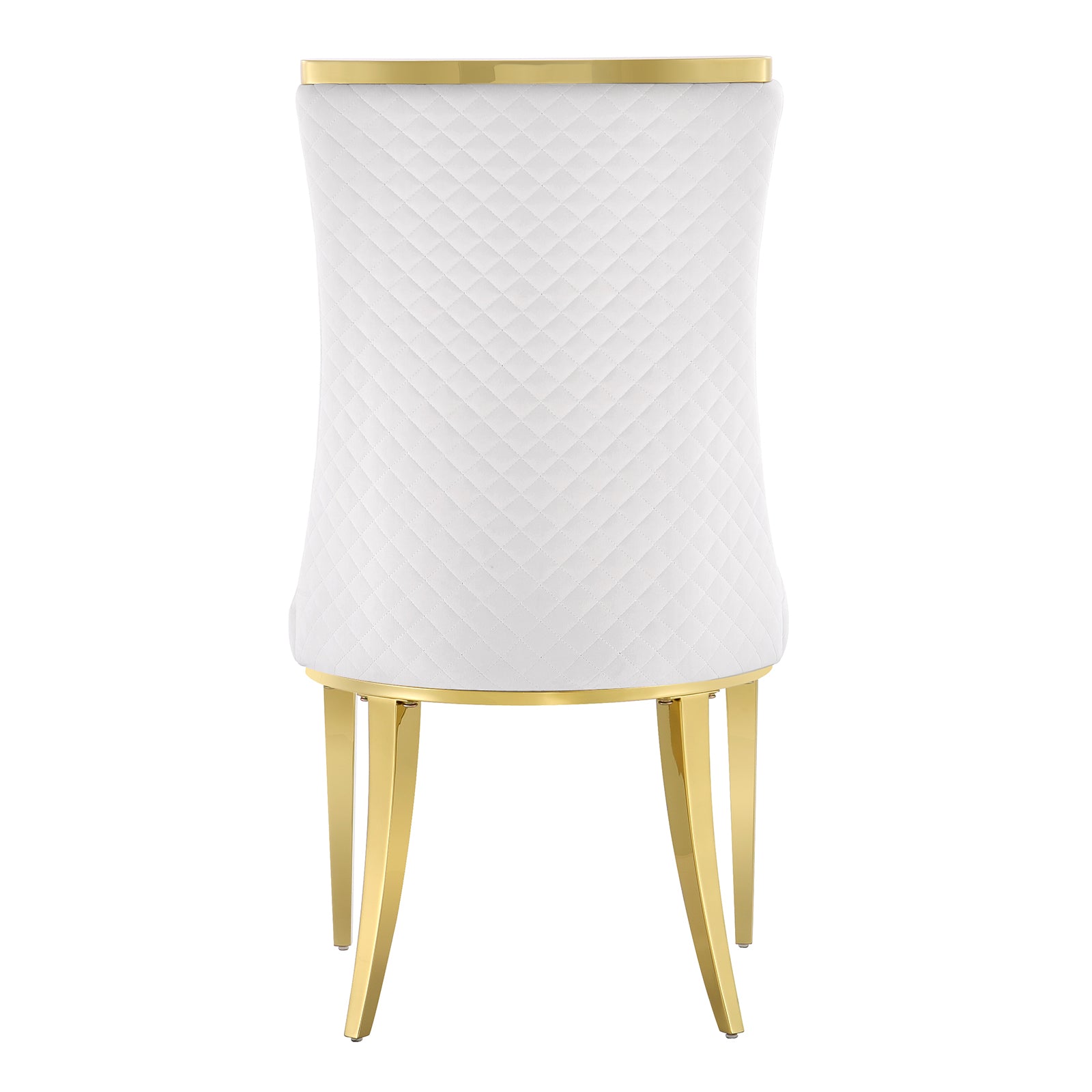 678-Set | AUZ White and Gold Dining room Sets for 6