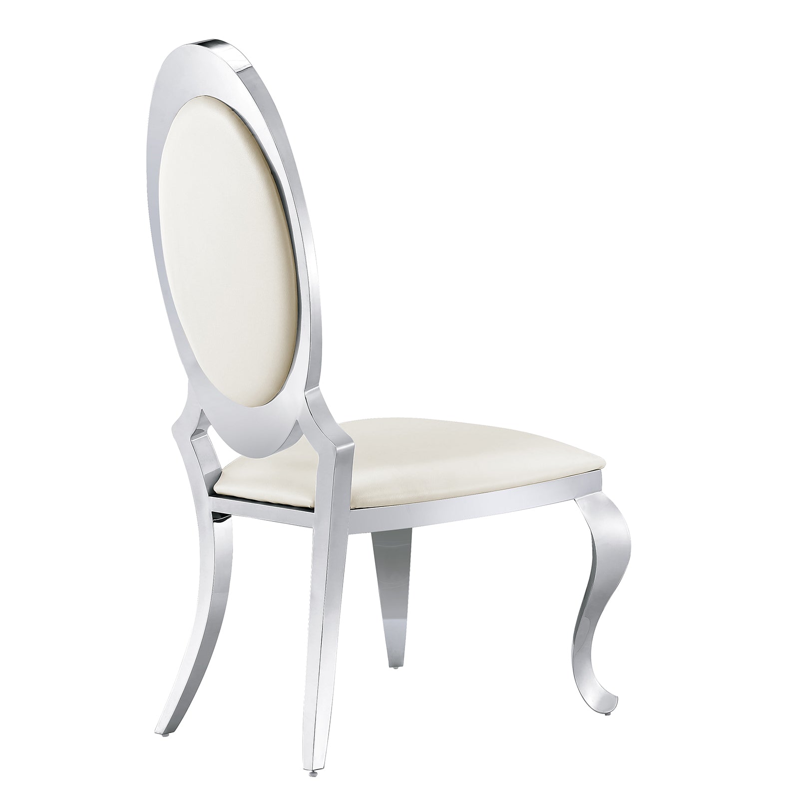 603-Set | AUZ White and Silver Dining room Sets for 6