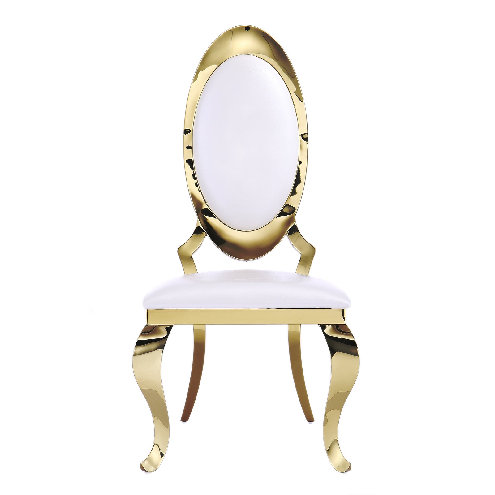 653-Set | AUZ White and Gold Dining room Sets for 6