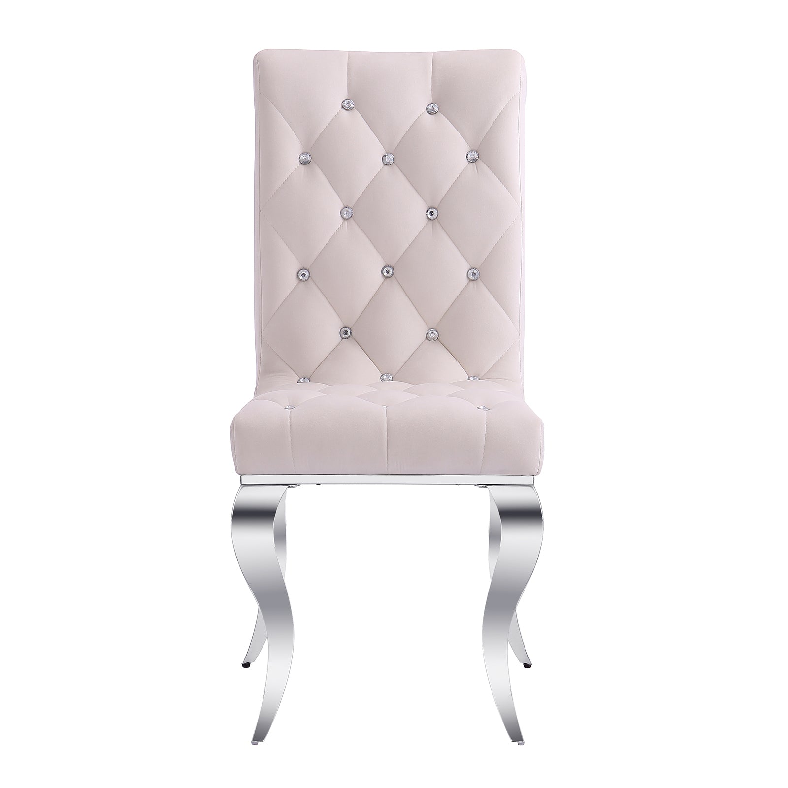 Wholesale White silver Velvet Dining Chairs