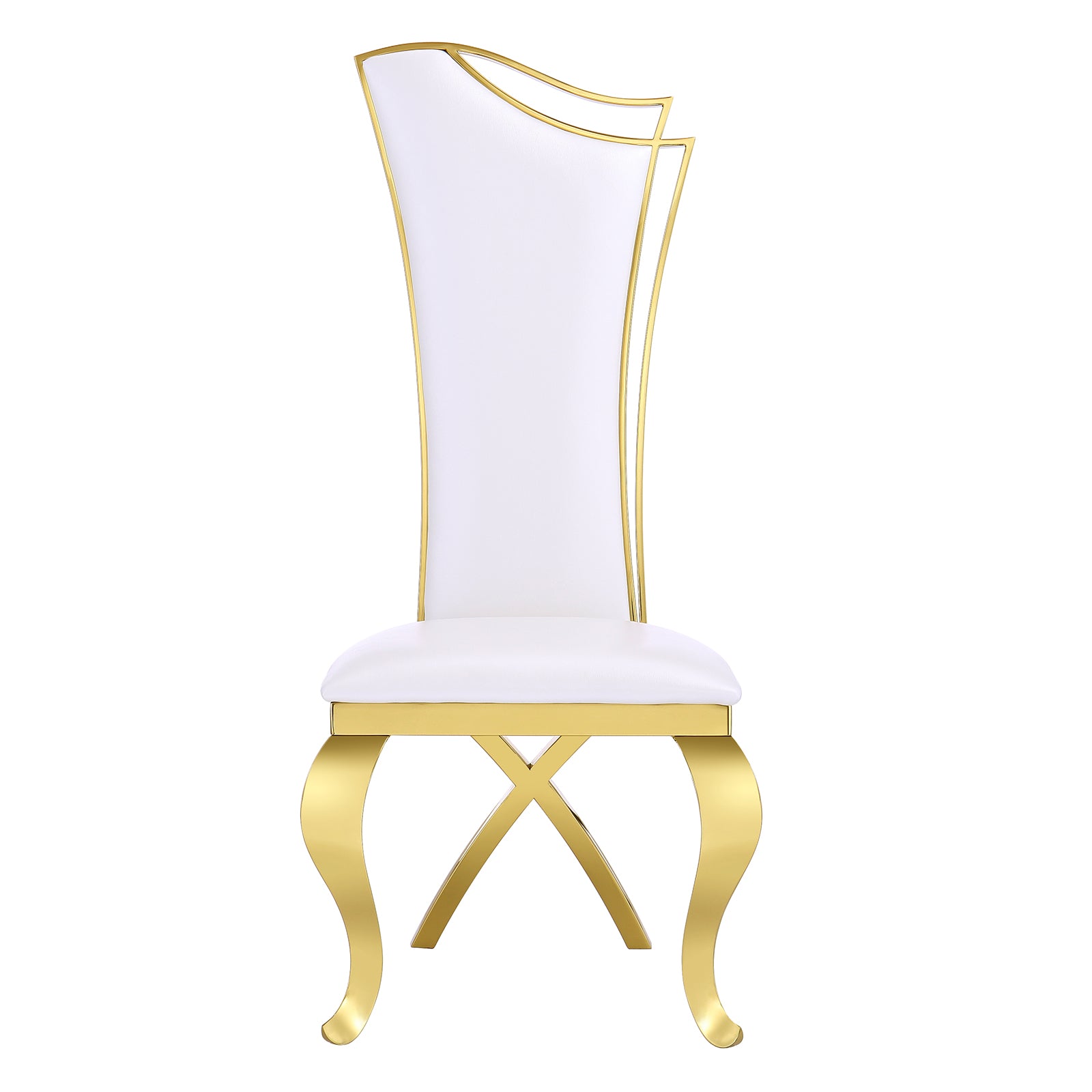 684-Set | AUZ White and Gold Dining room Sets for 6