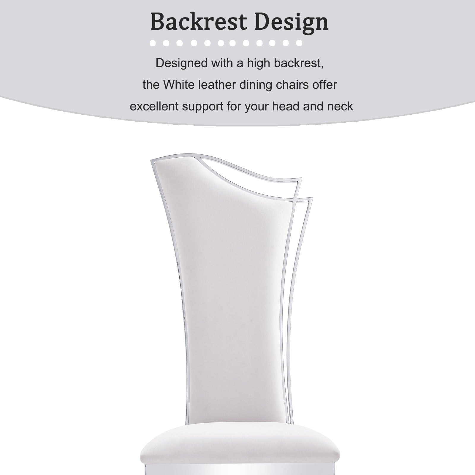 685-Set | AUZ White and Silver Dining room Sets for 6