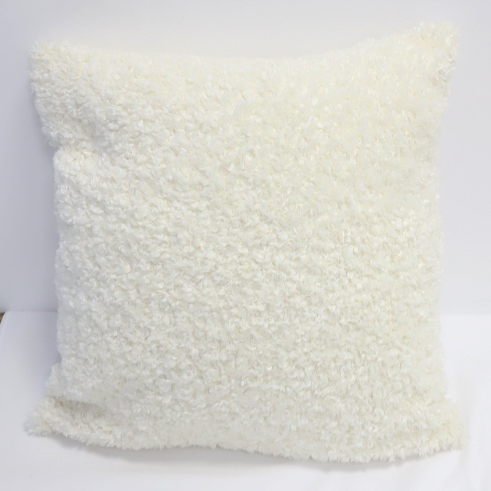White Velvet Throw Pillow Covers | 18''×18'' | P104