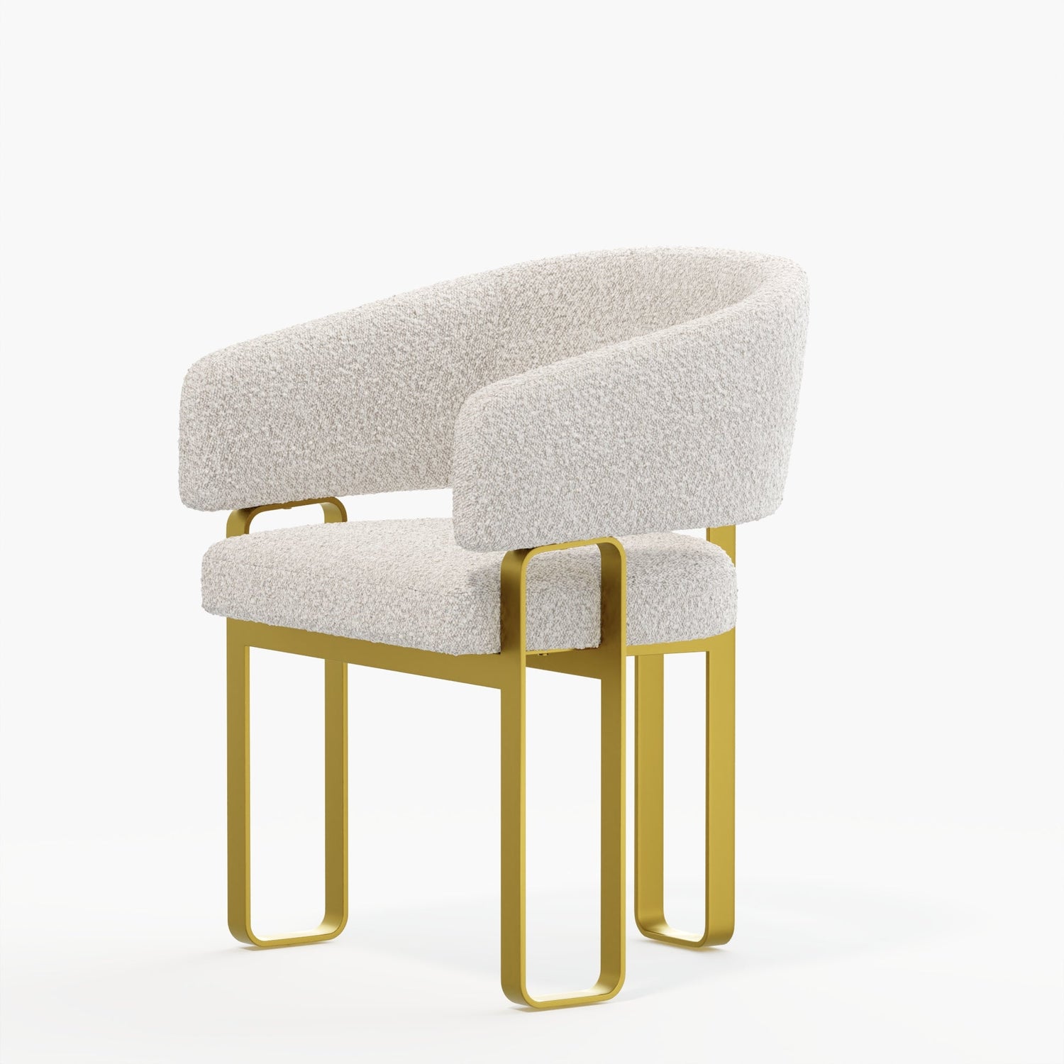 Why you should have AUZ Boucle Arm Dining Chairs?
