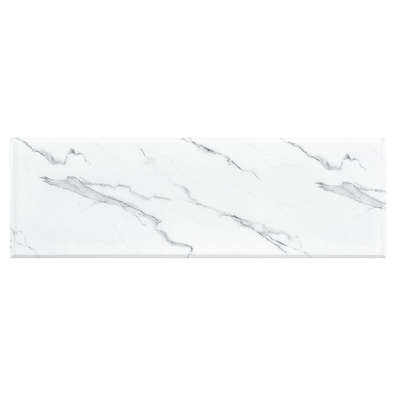 White Gold Sofa Table with Metal X- Base | S522