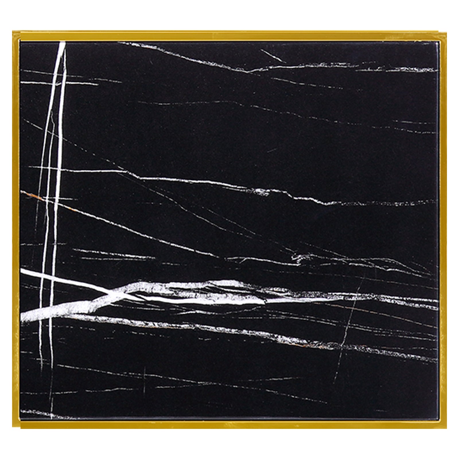 Black and Gold Living room table Set | Metal X Base | L215