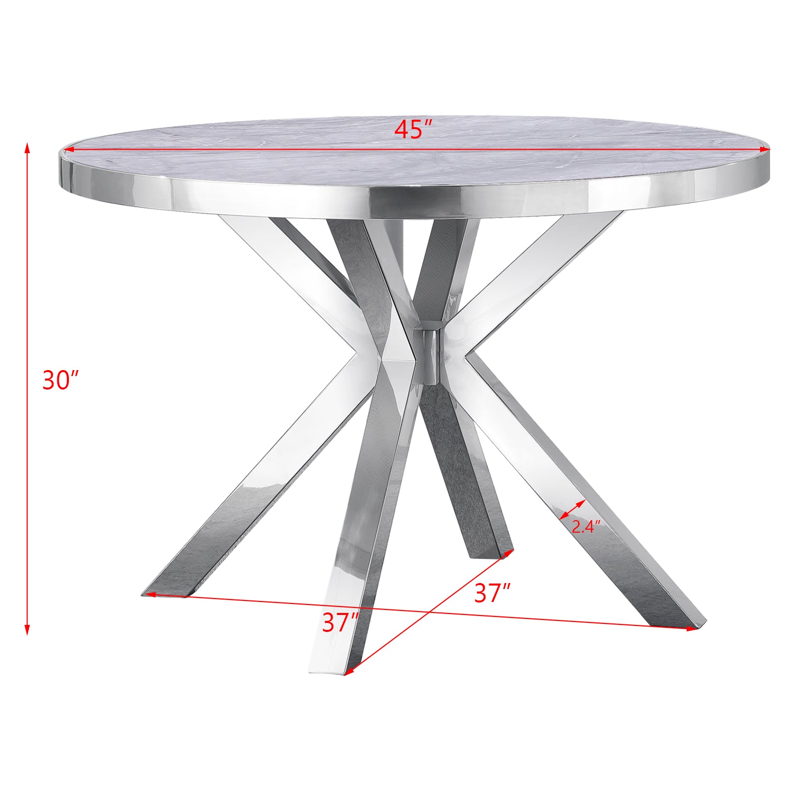618-Set | AUZ Round Dining room Sets for 4
