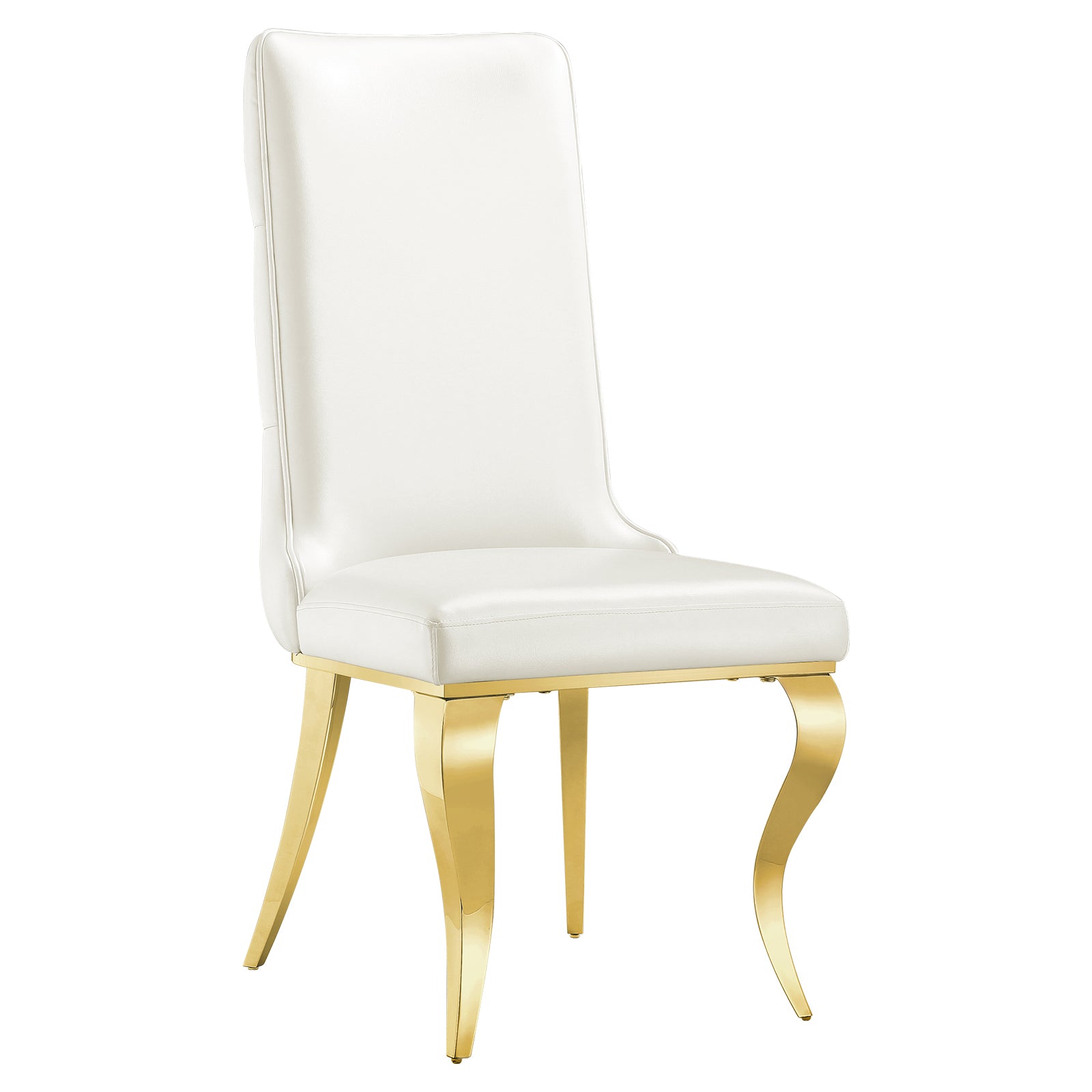 708 Set | AUZ White and Gold Dining room Sets for 6