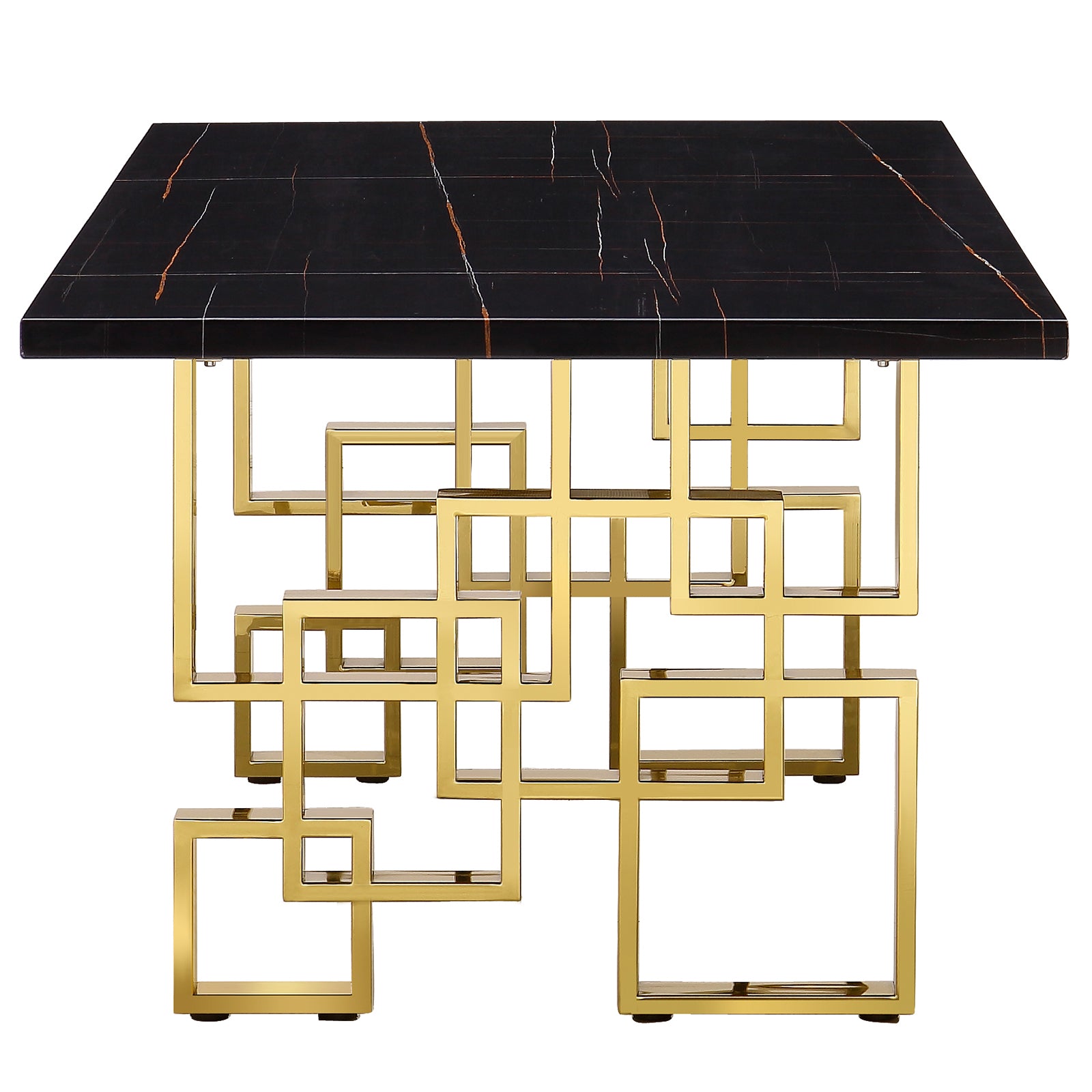 718 Set | AUZ White and Gold Dining room Sets for 6