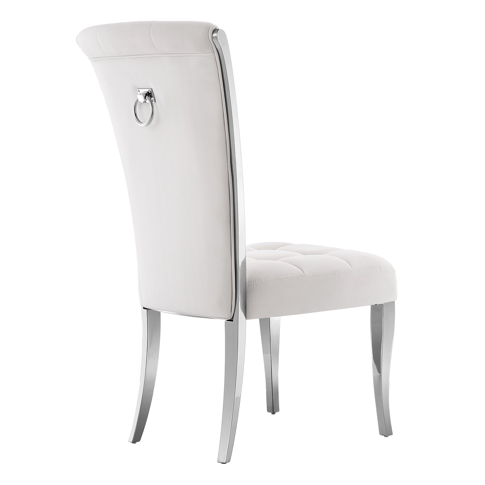 615-Set | AUZ White and Silver Dining room Sets for 6