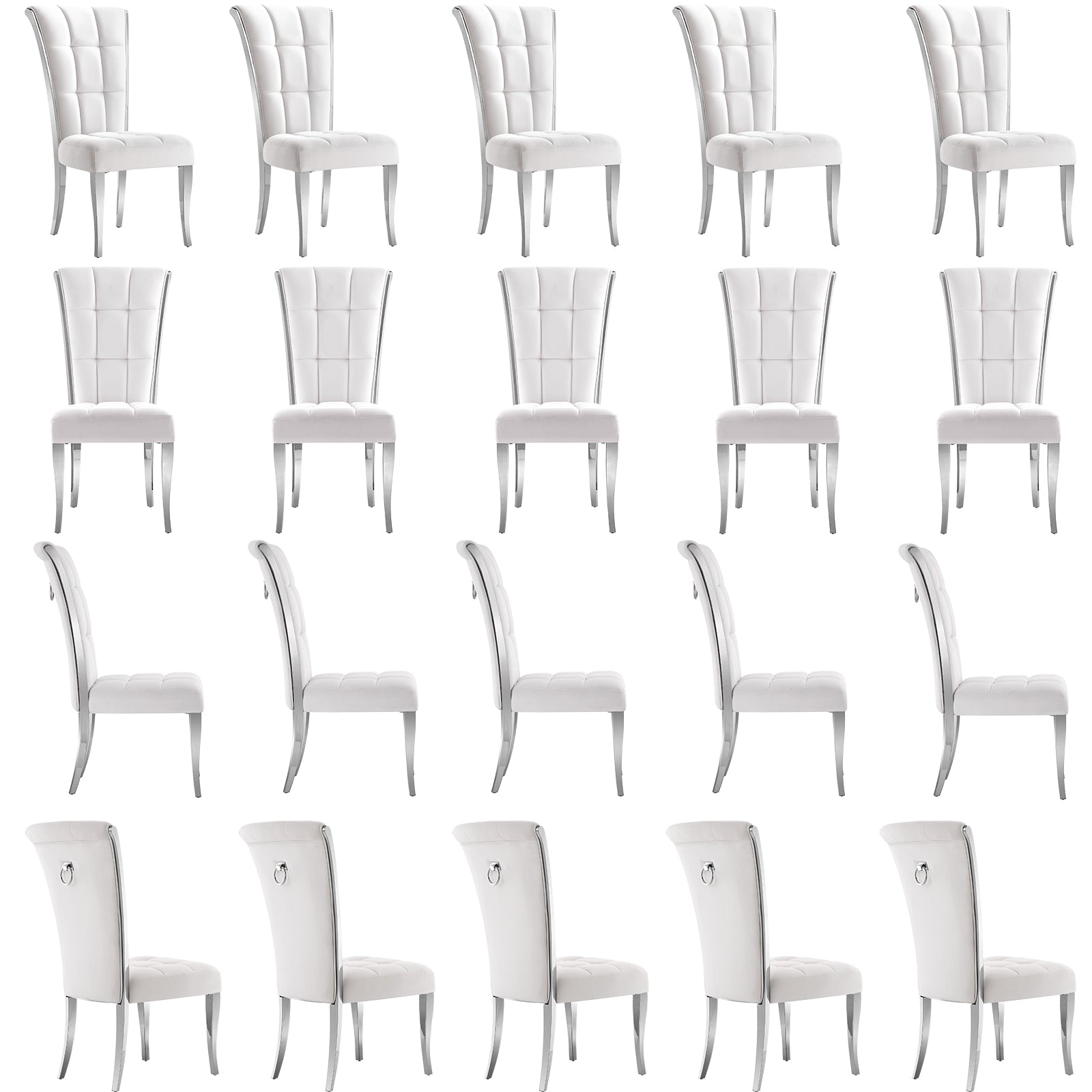 Wholesale White Velvet Dining Chairs