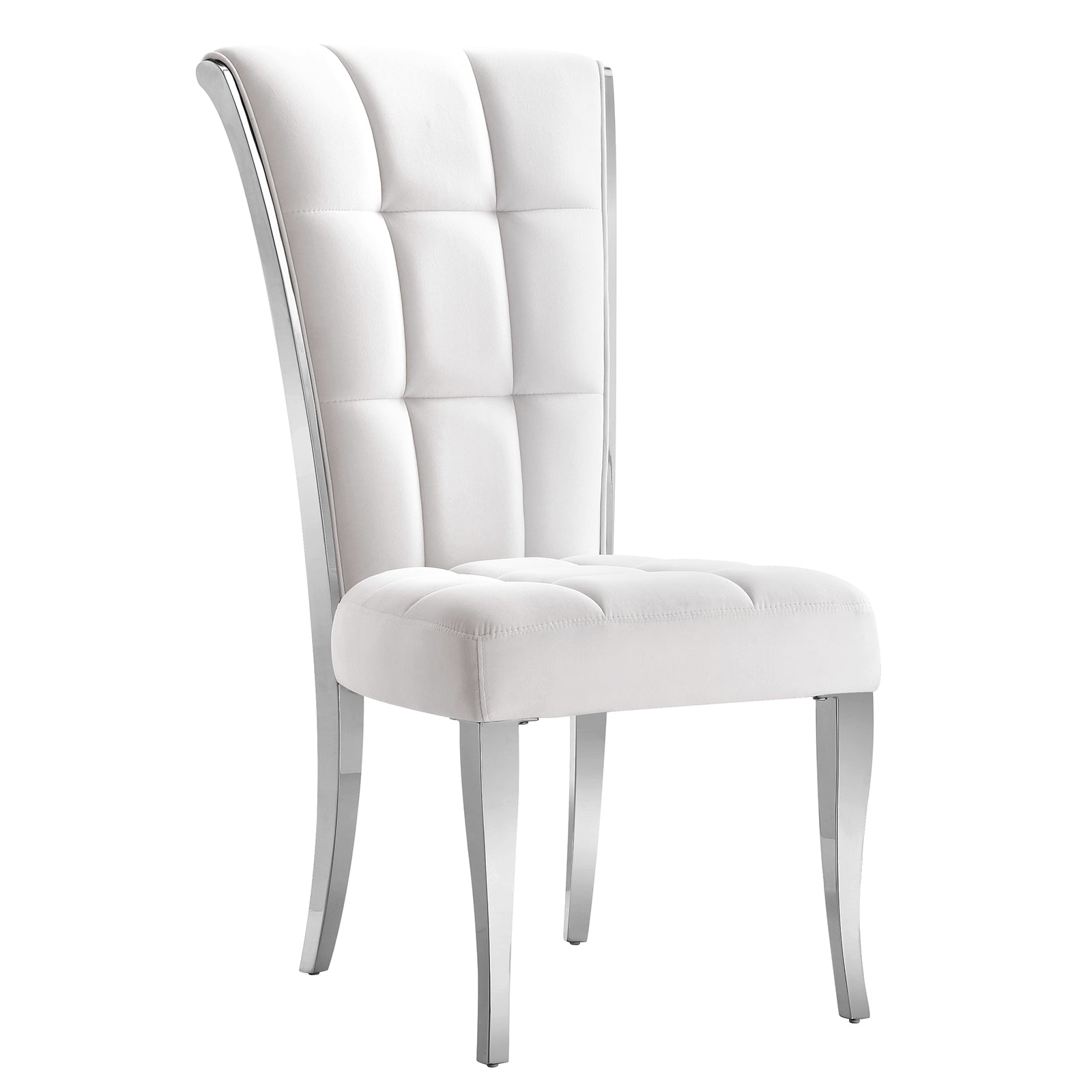 615-Set | AUZ White and Silver Dining room Sets for 6